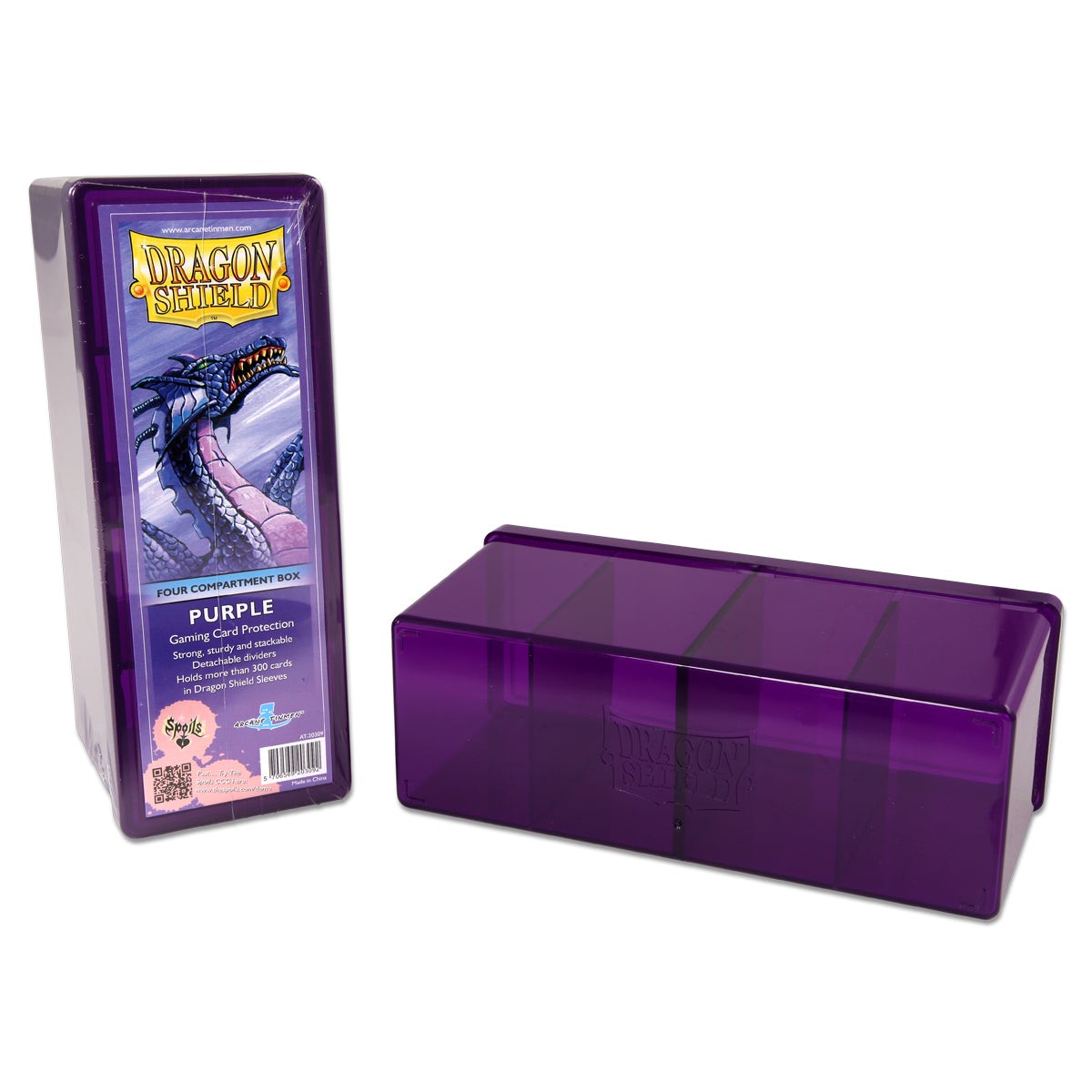 Dragon Shield Four Compartment Card Storage Box Purple (20309)