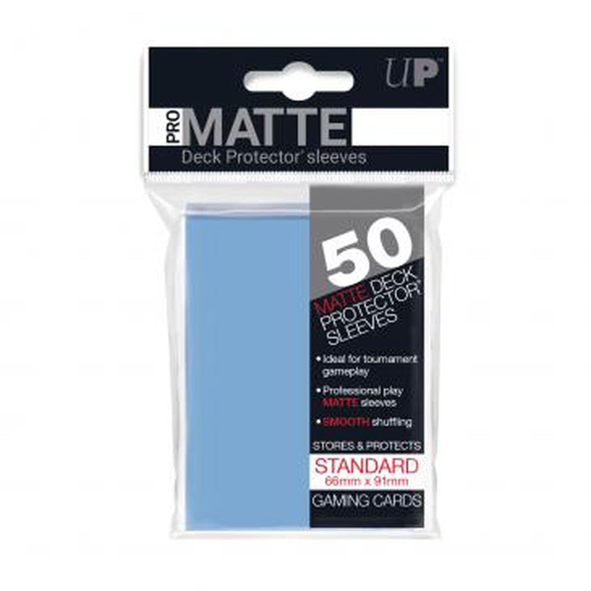 Ultra Pro Standard Card Game Sleeves 50ct Pro-Matte Light Blue (84188)
