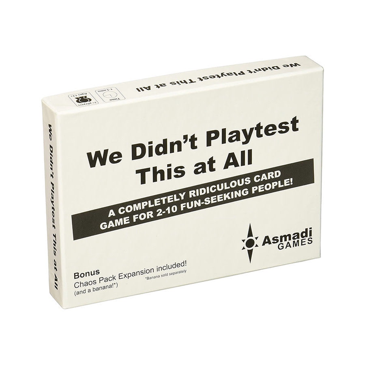 We Didn't Playtest This At All