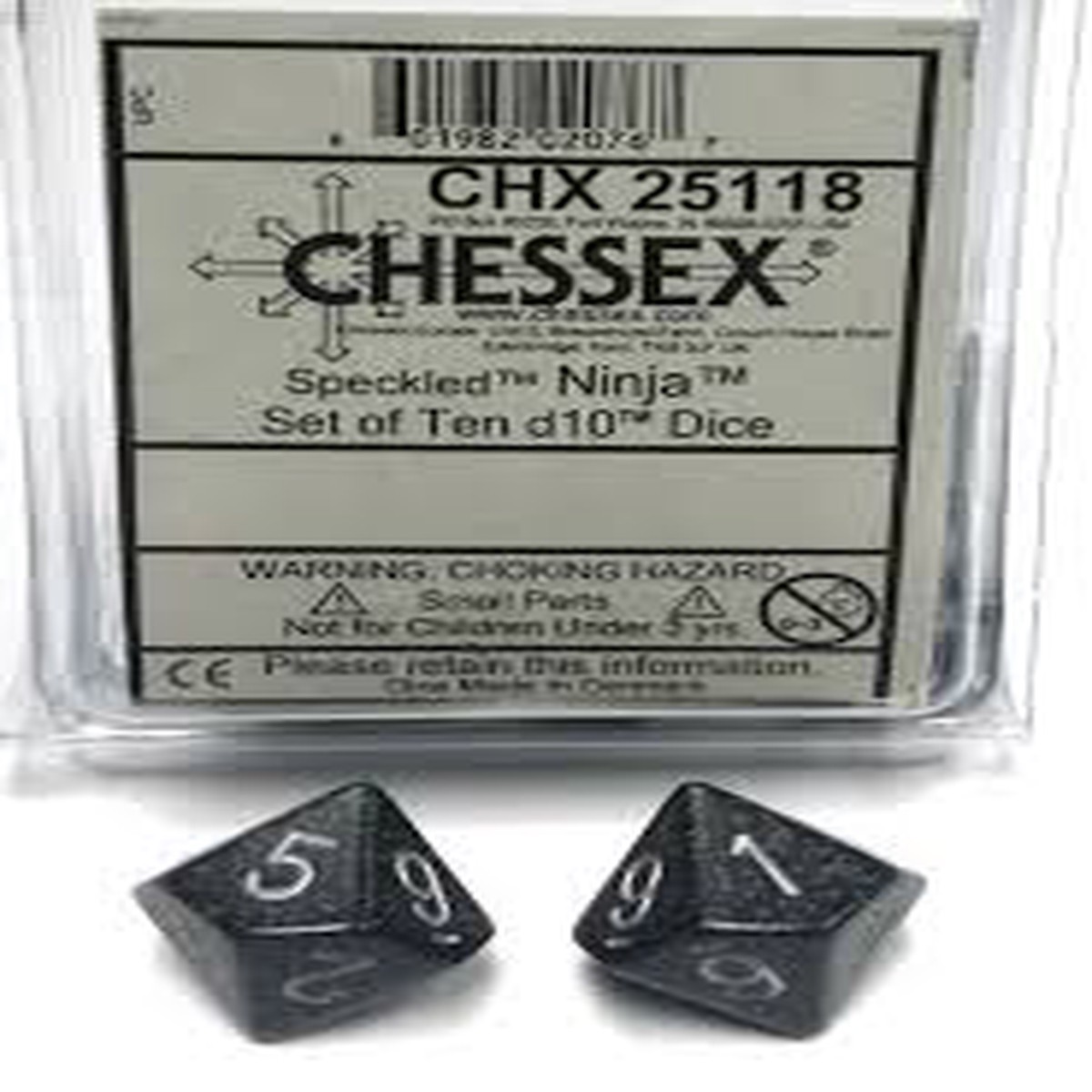 Chessex Speckled Ninja 10ct D10 Set (25118)