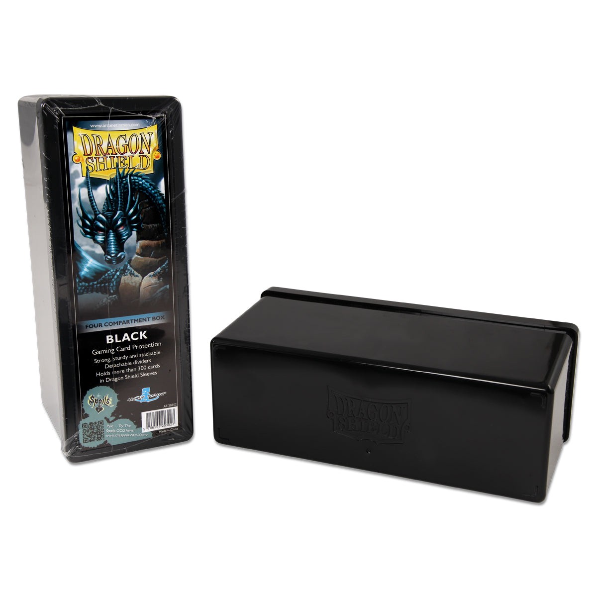 Dragon Shield Four Compartment Card Storage Box Black (20302)