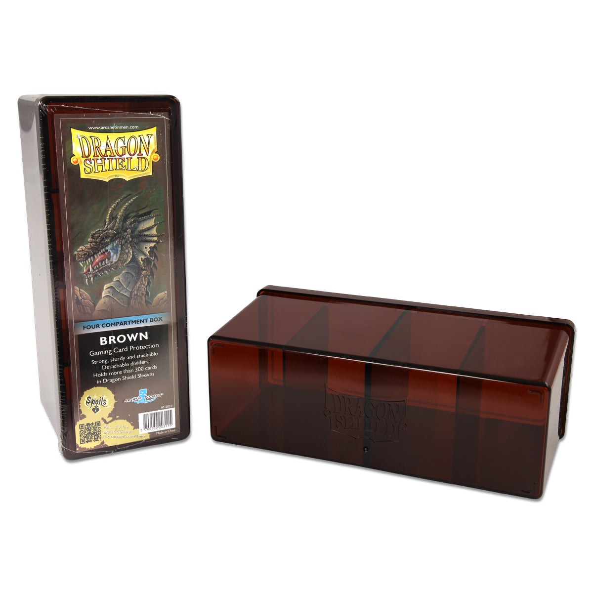 Dragon Shield Four Compartment Card Storage Box Brown (20311)