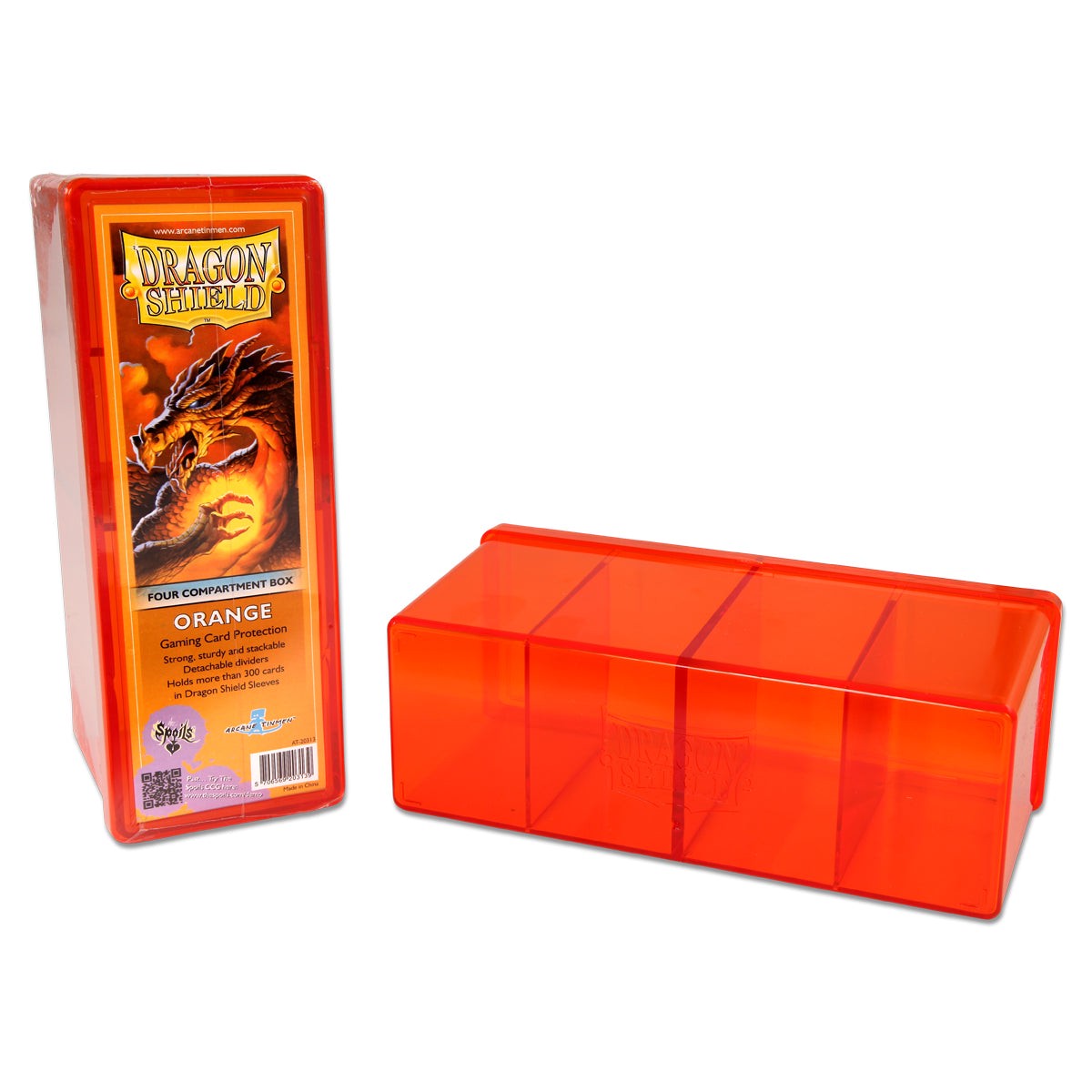 Dragon Shield Four Compartment Card Storage Box Orange (20313)