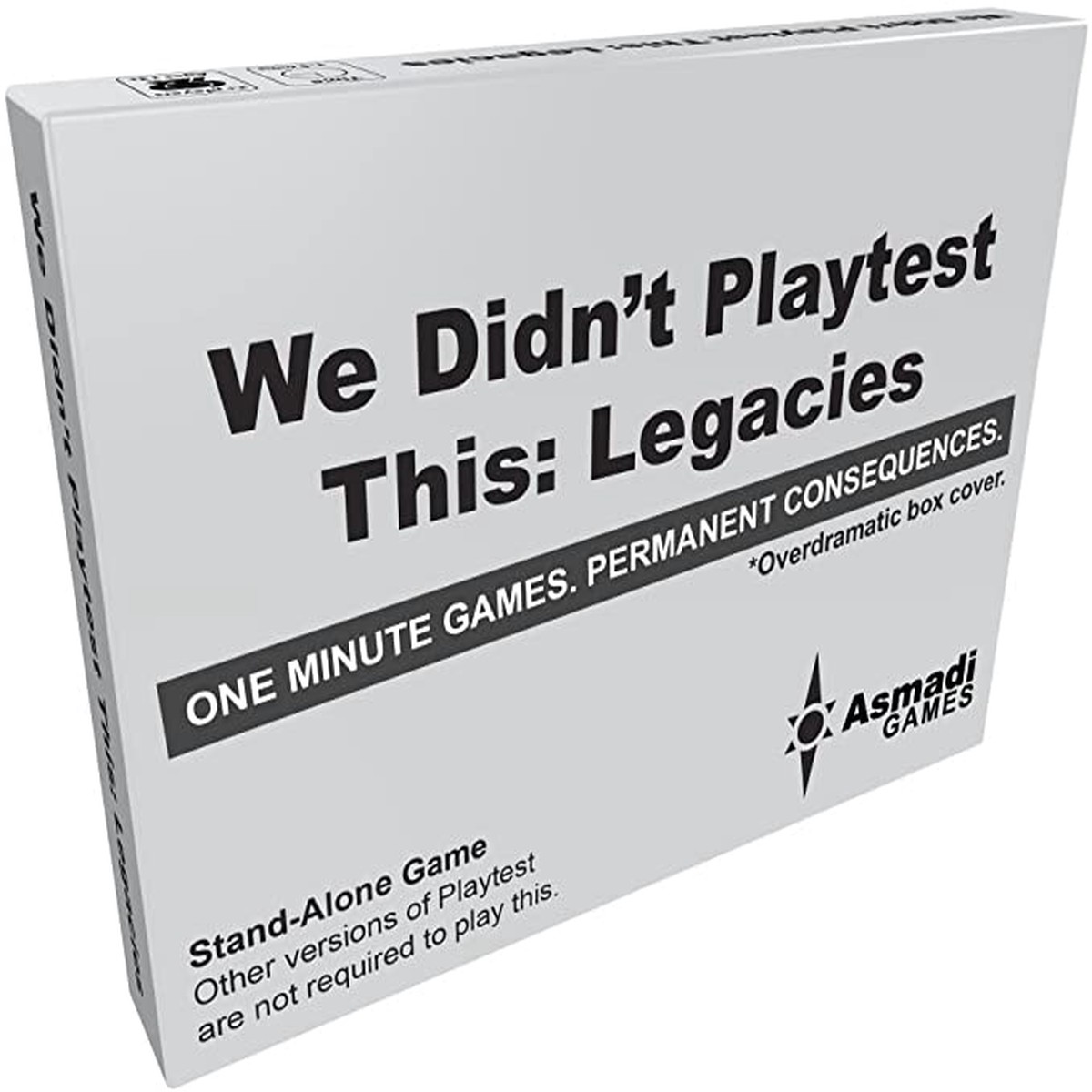 New Arrival We Didn't Playtest This: Legacies