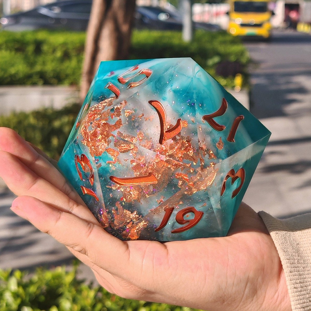 Captured Magic 100mm Chonk D20 - Cloudfall