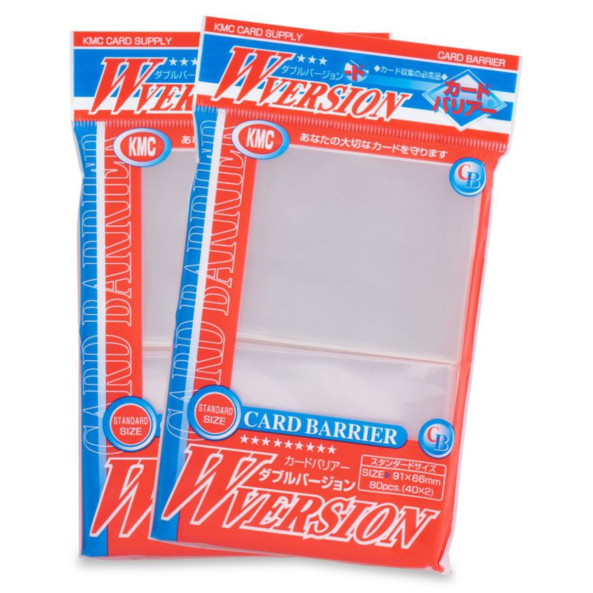 KMC 80ct Standard Card Sleeves Super Clear