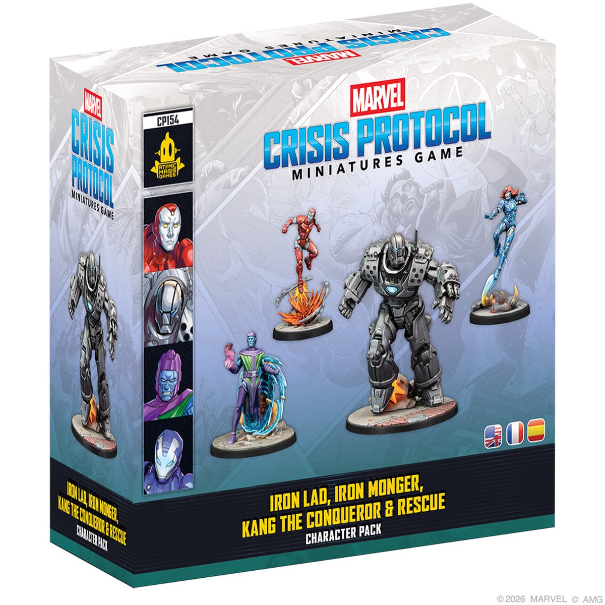 New Arrival Marvel: Crisis Protocol Iron Lad, Iron Monger, Kang the Conqueror & Rescue