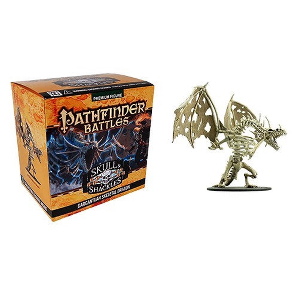 Pathfinder Battles Skull & Shackles Gargantuan Skeletal Dragon