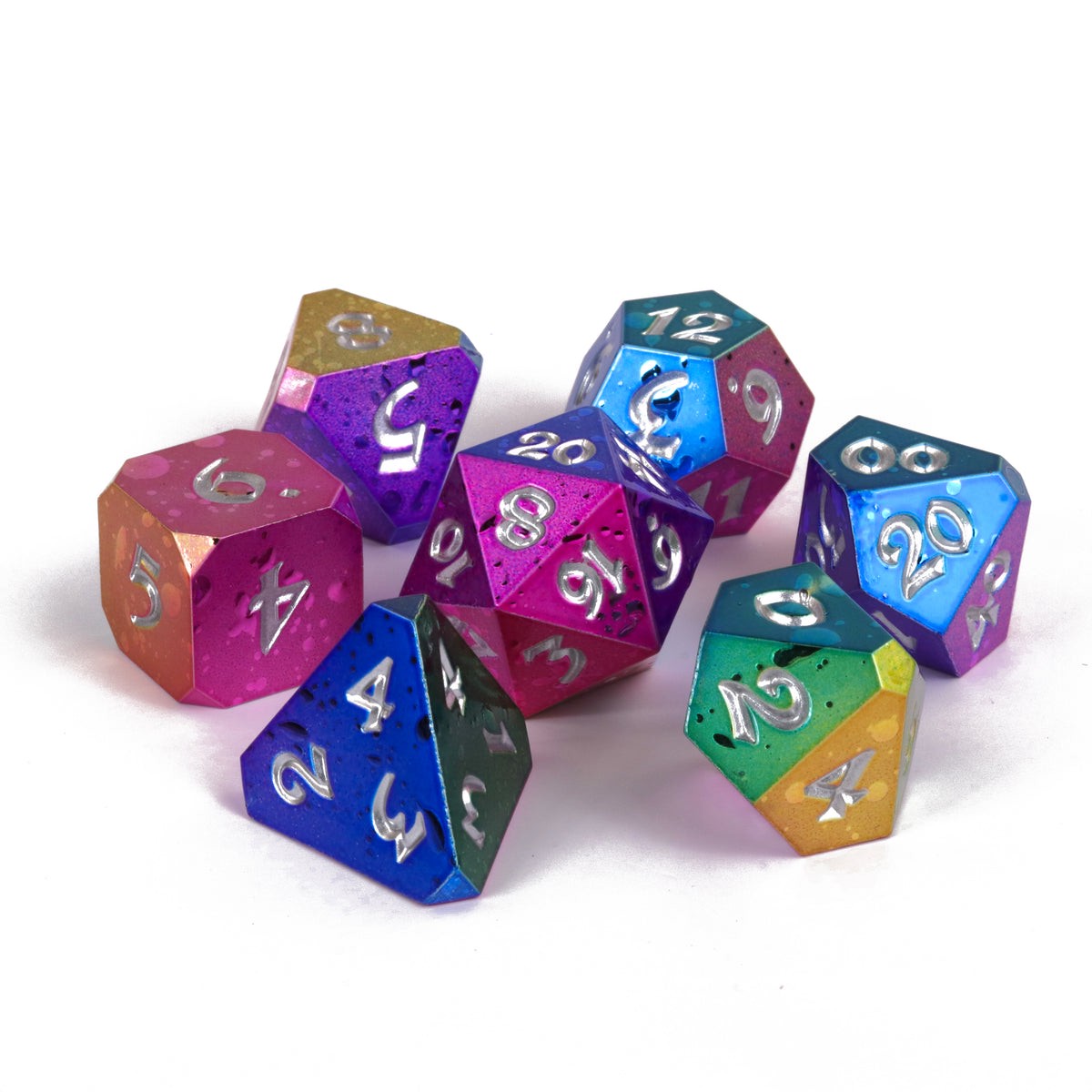 Die Hard Dice 7pc RPG Set - Cosmic Rainbow