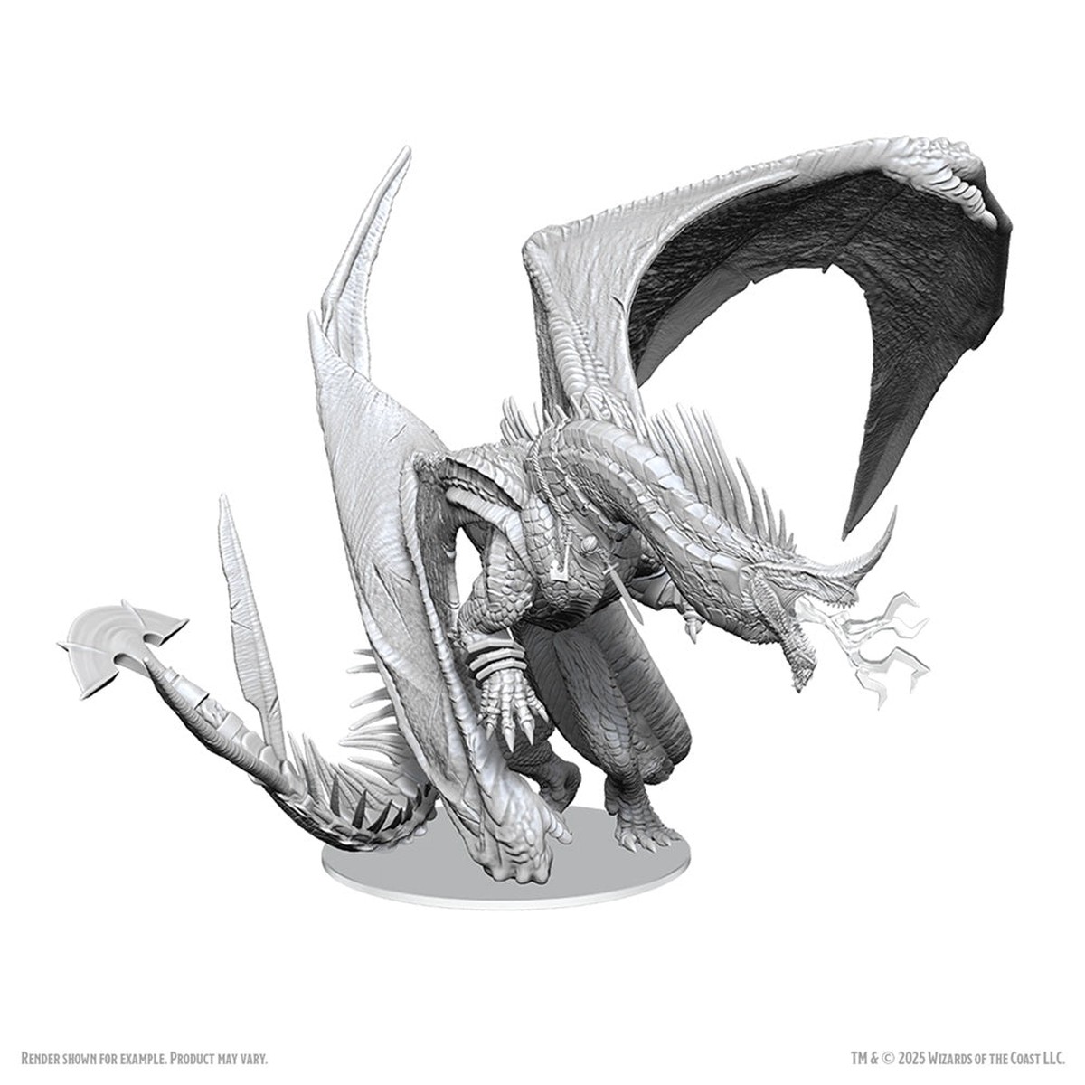 D&D Unpainted Minis Ancient Blue Dragon