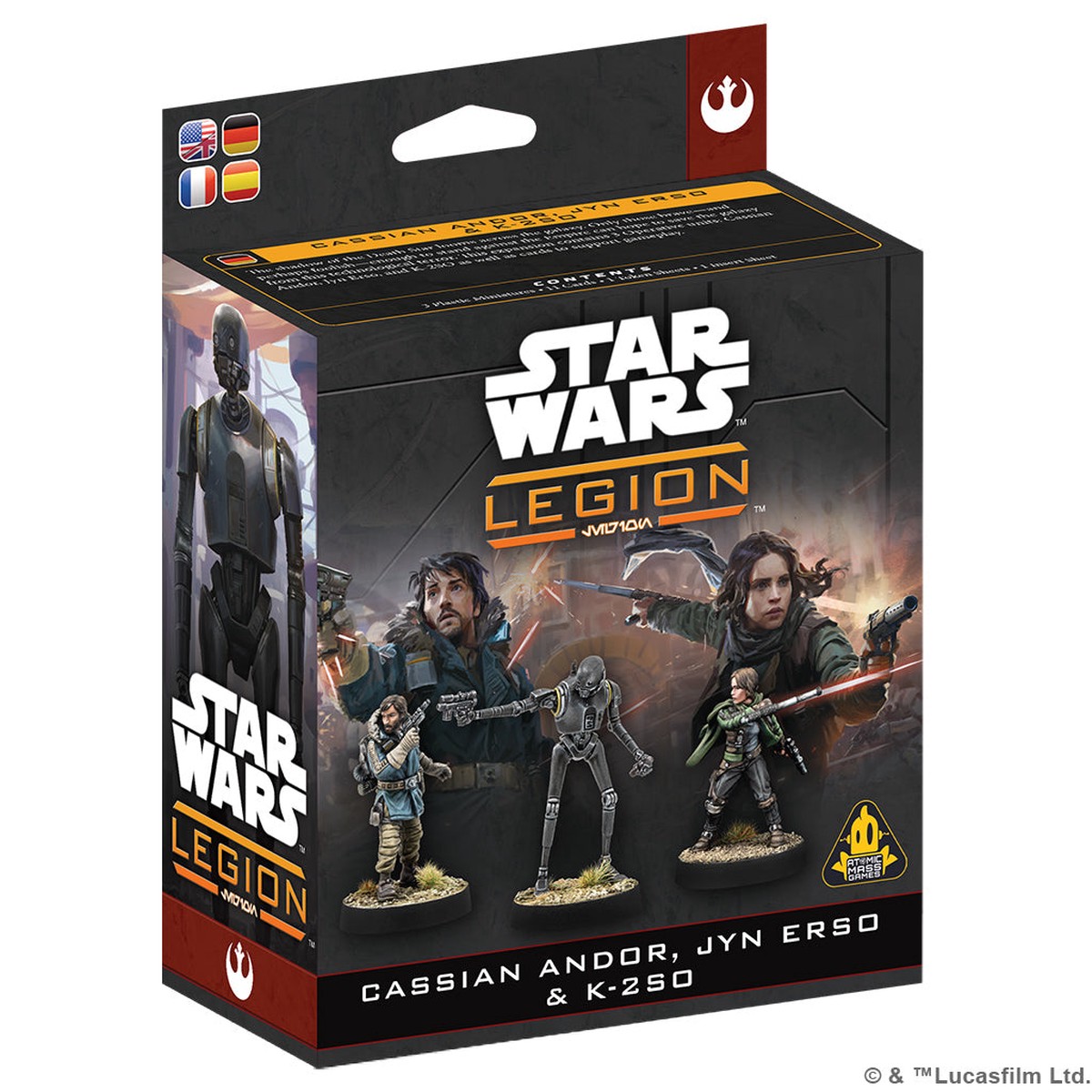 New Arrival Star Wars: Legion Cassian Andor, Jyn Erso & K-2SO