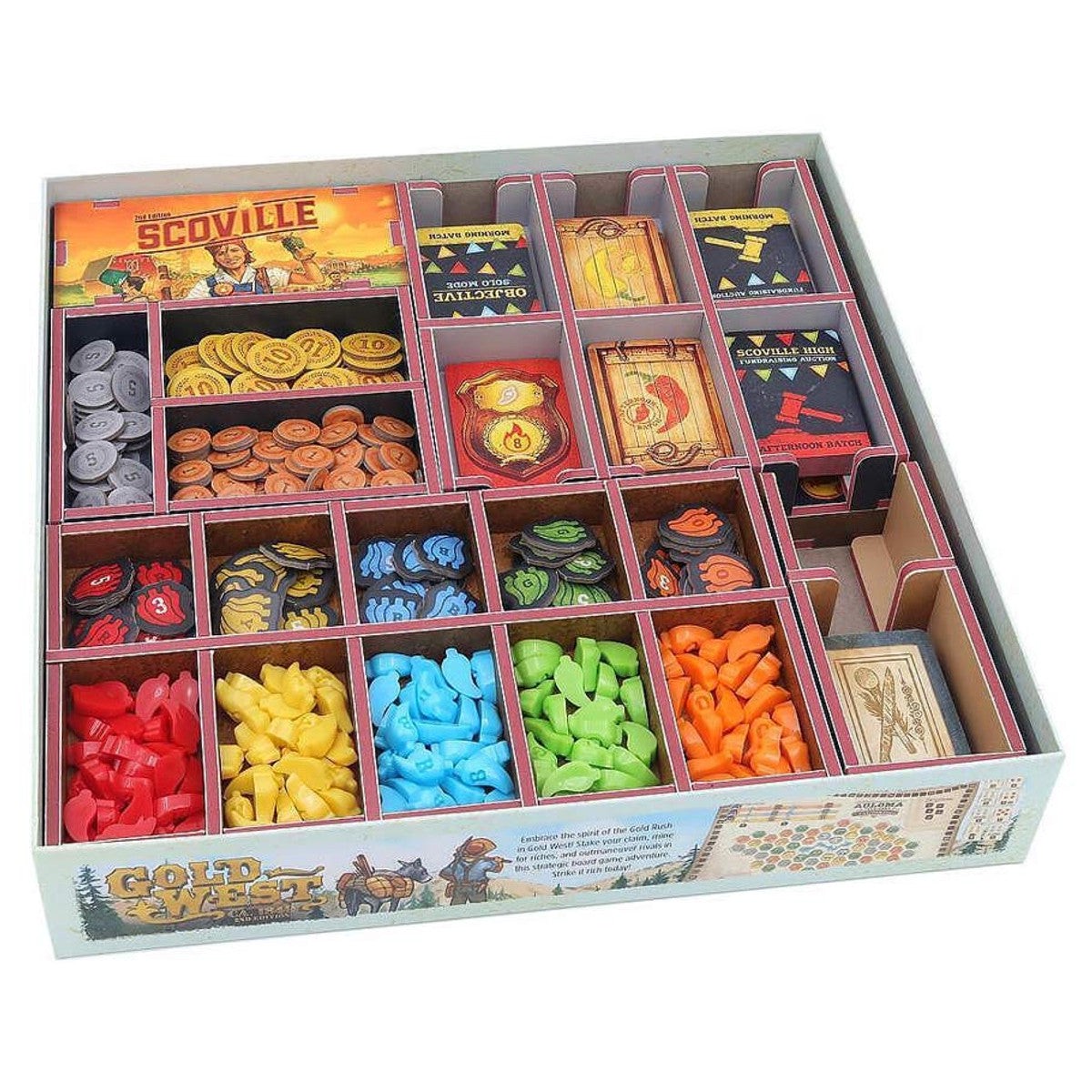Folded Space Color Box Insert: Scoville 2nd Edition