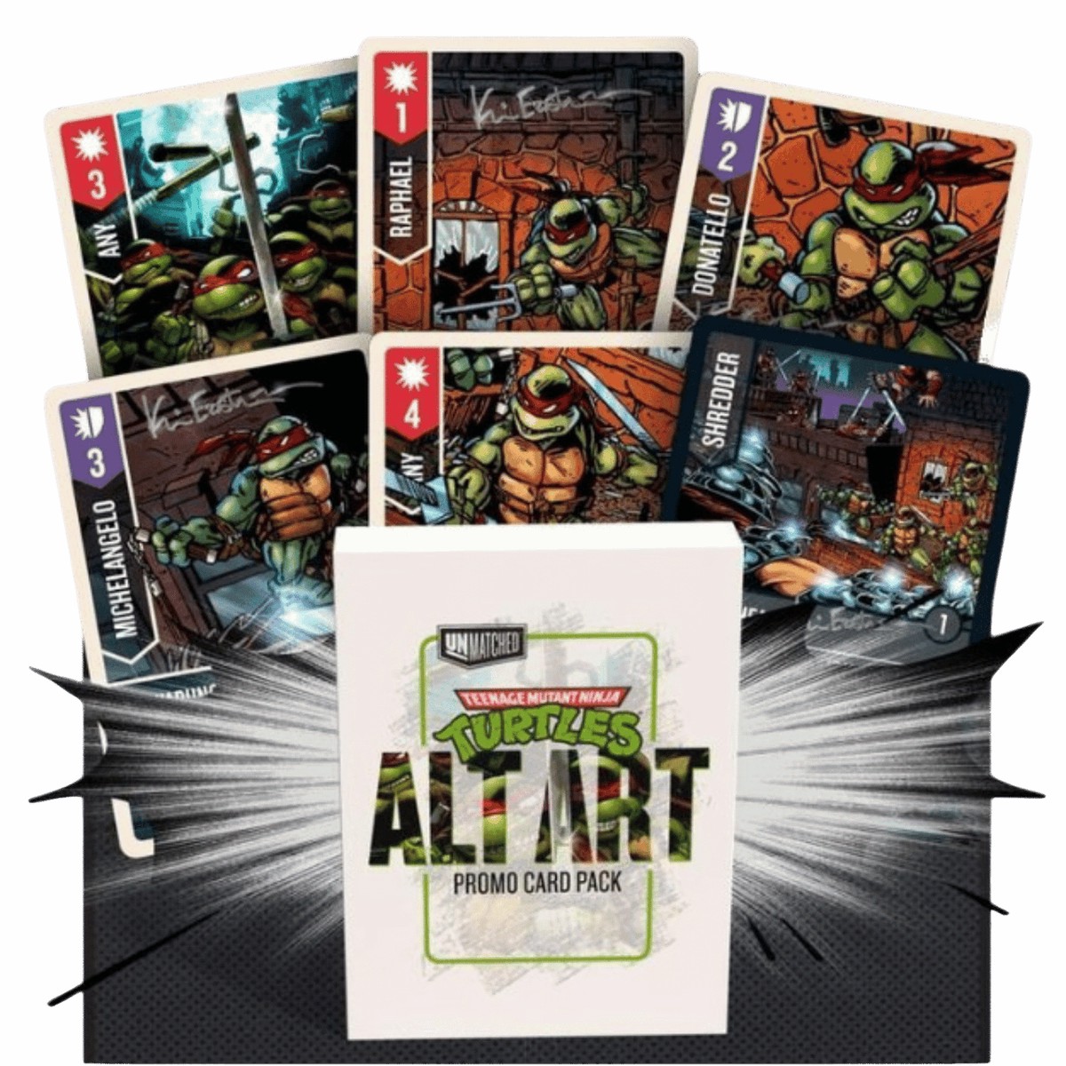 Unmatched Adventures: Teenage Mutant Ninja Turtles - Alternate Art Card Pack