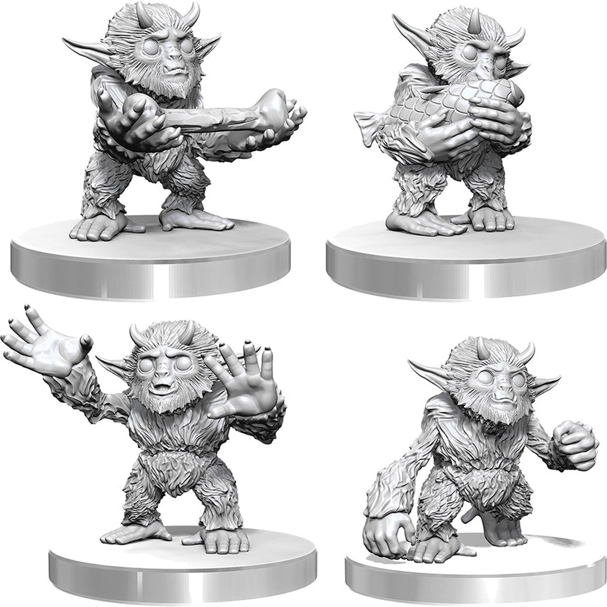 D&D: Nolzur's Marvelous Unpainted Miniatures Yeti Tykes