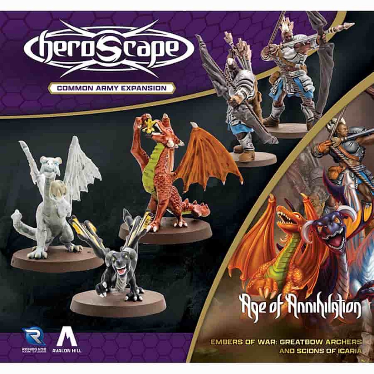 Heroscape: Greatbow Archers & Scions of Icaria Common Army Expansion (2 Options)
