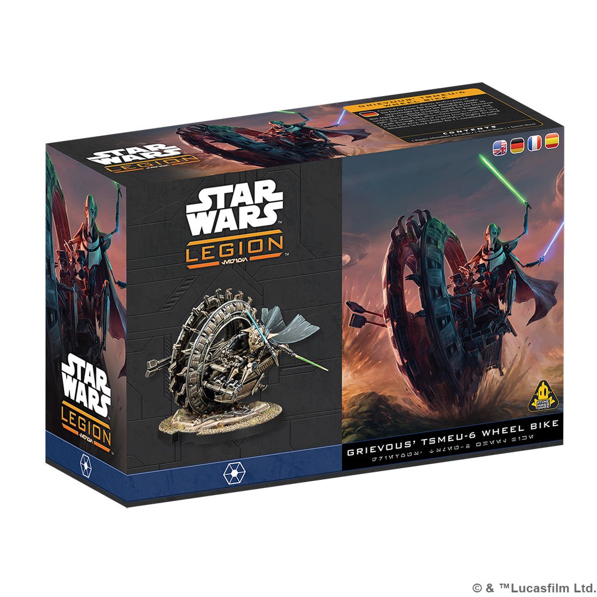 New Arrival Star Wars: Legion - General Grievous' TSMEU-6 Wheel Bike