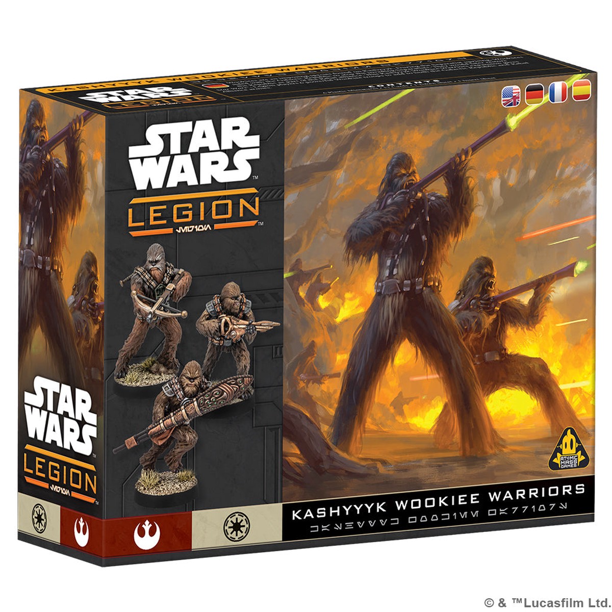 New Arrival Star Wars: Legion Kashyyyk Wookiee Warriors