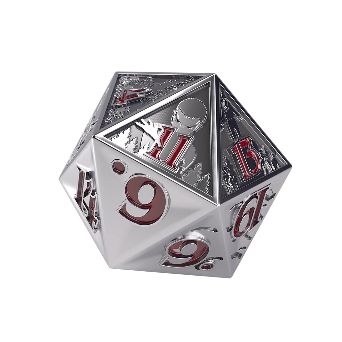 New Arrival Stranger Things - Hellfire Club Premium Metal D20 Die
