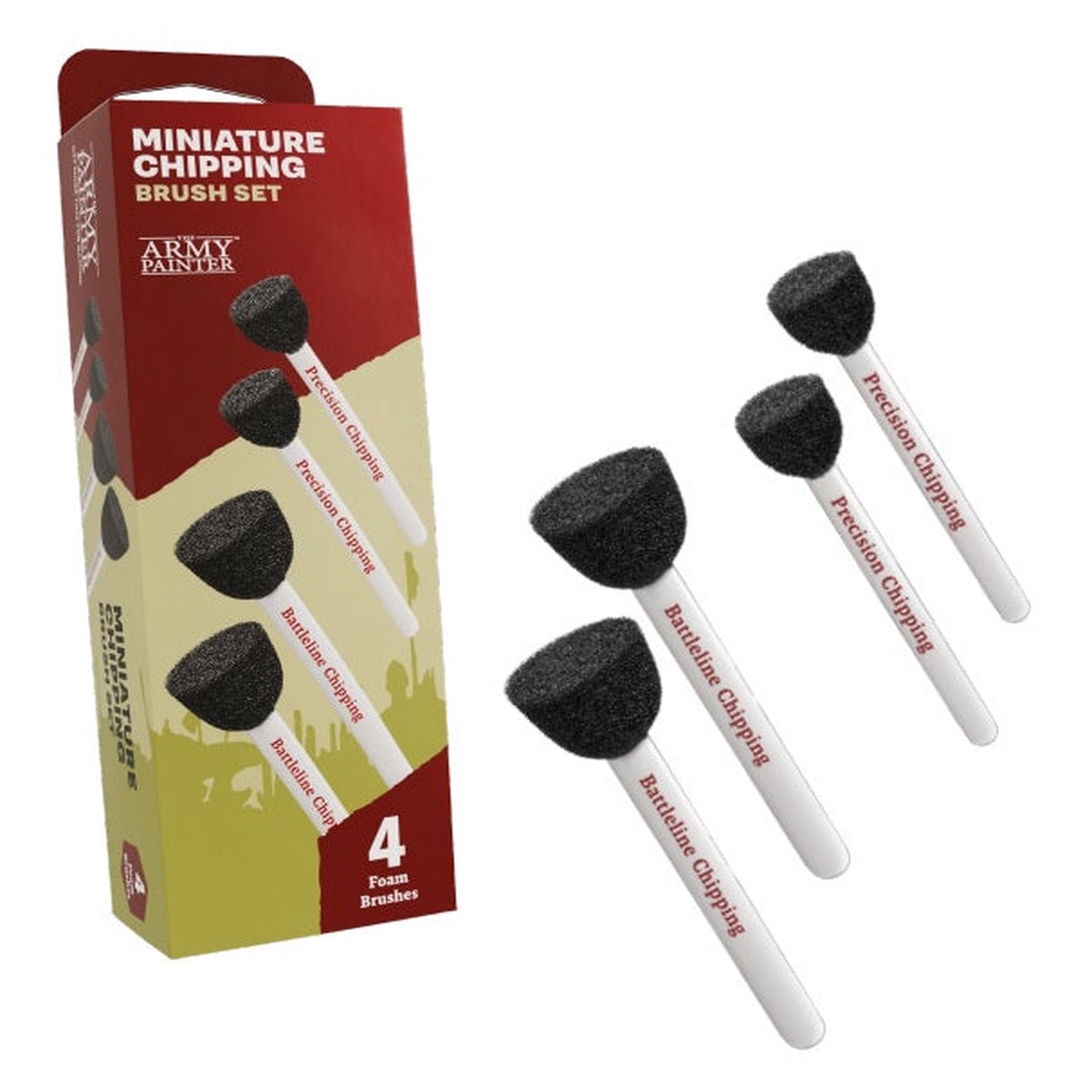 The Army Painter Miniature Chipping Brush Set