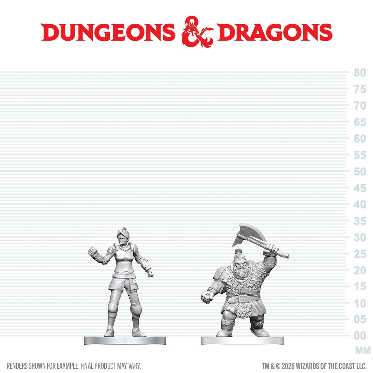 D&D Nolzur's Unpainted Miniatures W29 CULTIST OF BANE N DWARF ZHENTILAR SOLDIER