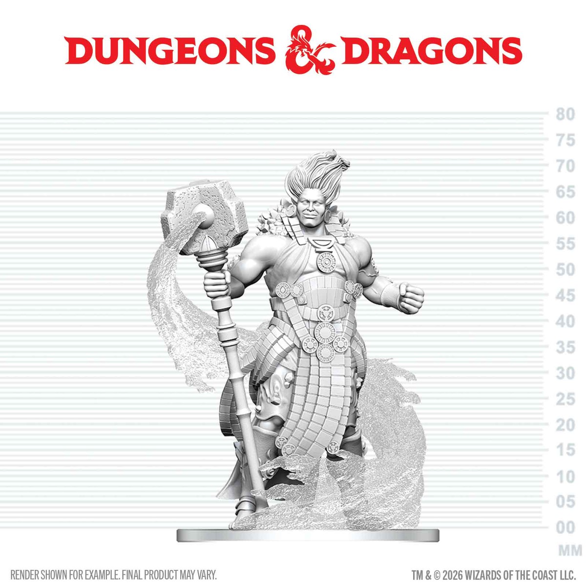D&D Nolzur's Unpainted Miniatures W29 DAO