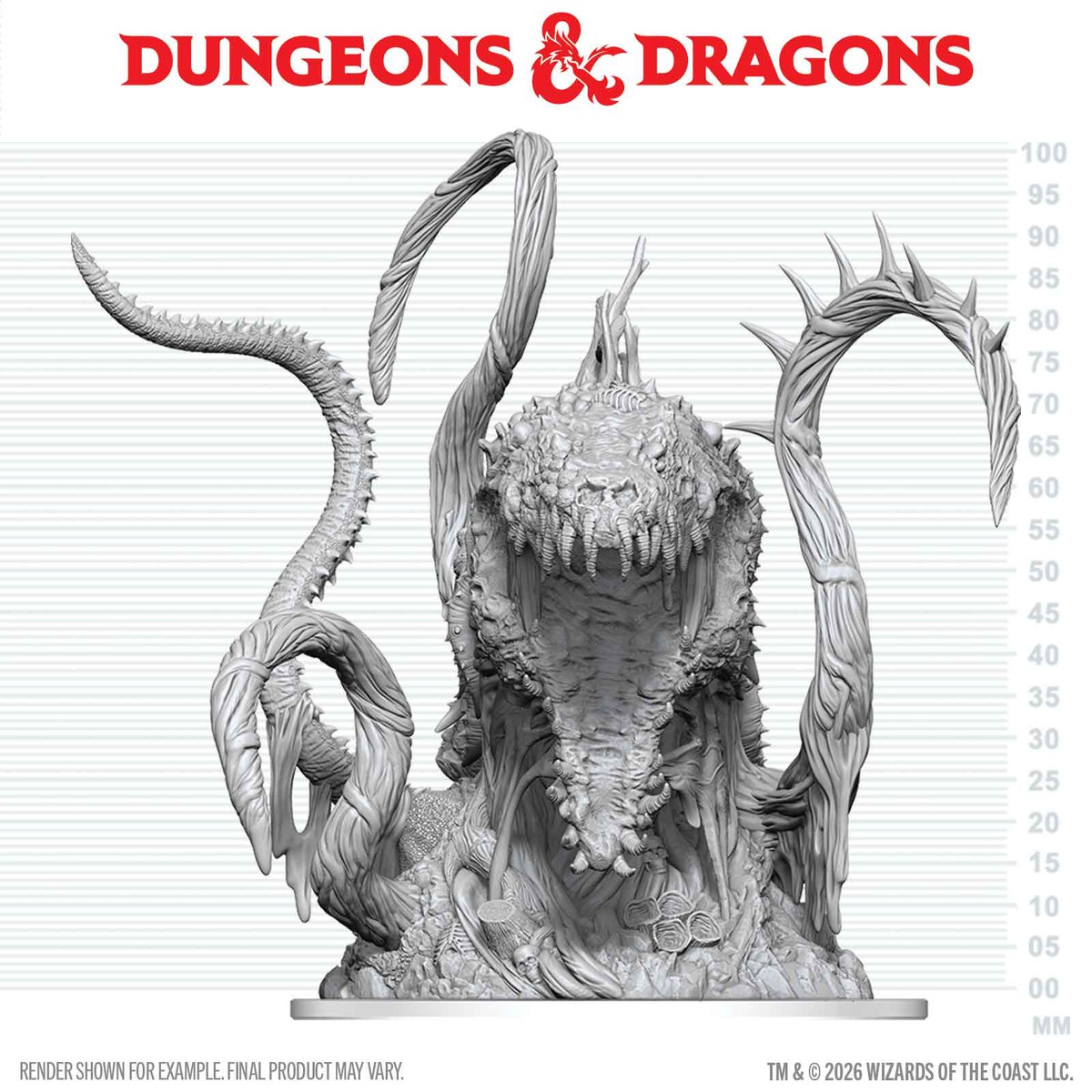 D&D Nolzur's Unpainted Miniatures W29 Spore of Moander