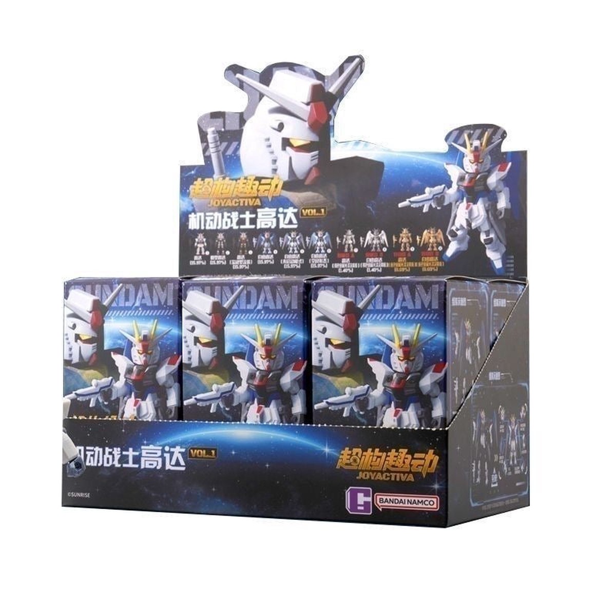 Joyactiva Mobile Suit Gundam Vol.1 Assembly Model Blind Box