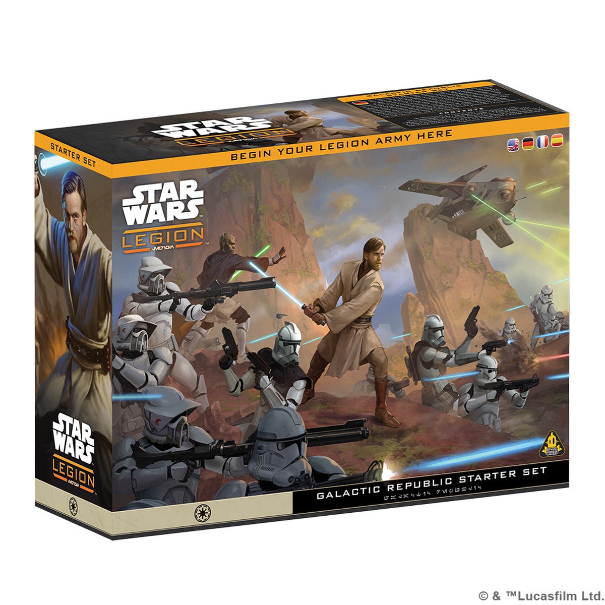New Arrival Star Wars: Legion - Galactic Republic Starter Set