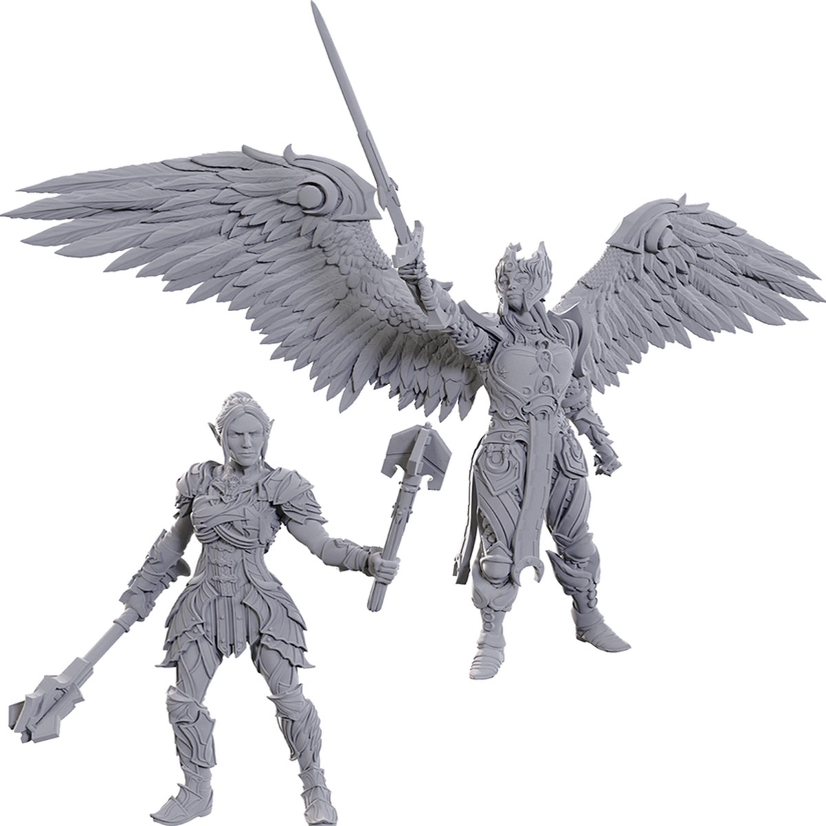 D&D Nolzur's Marvelous Unpainted Miniatures: Special Edition Baldur's Gate 3 - Dame Aylin & Minthara