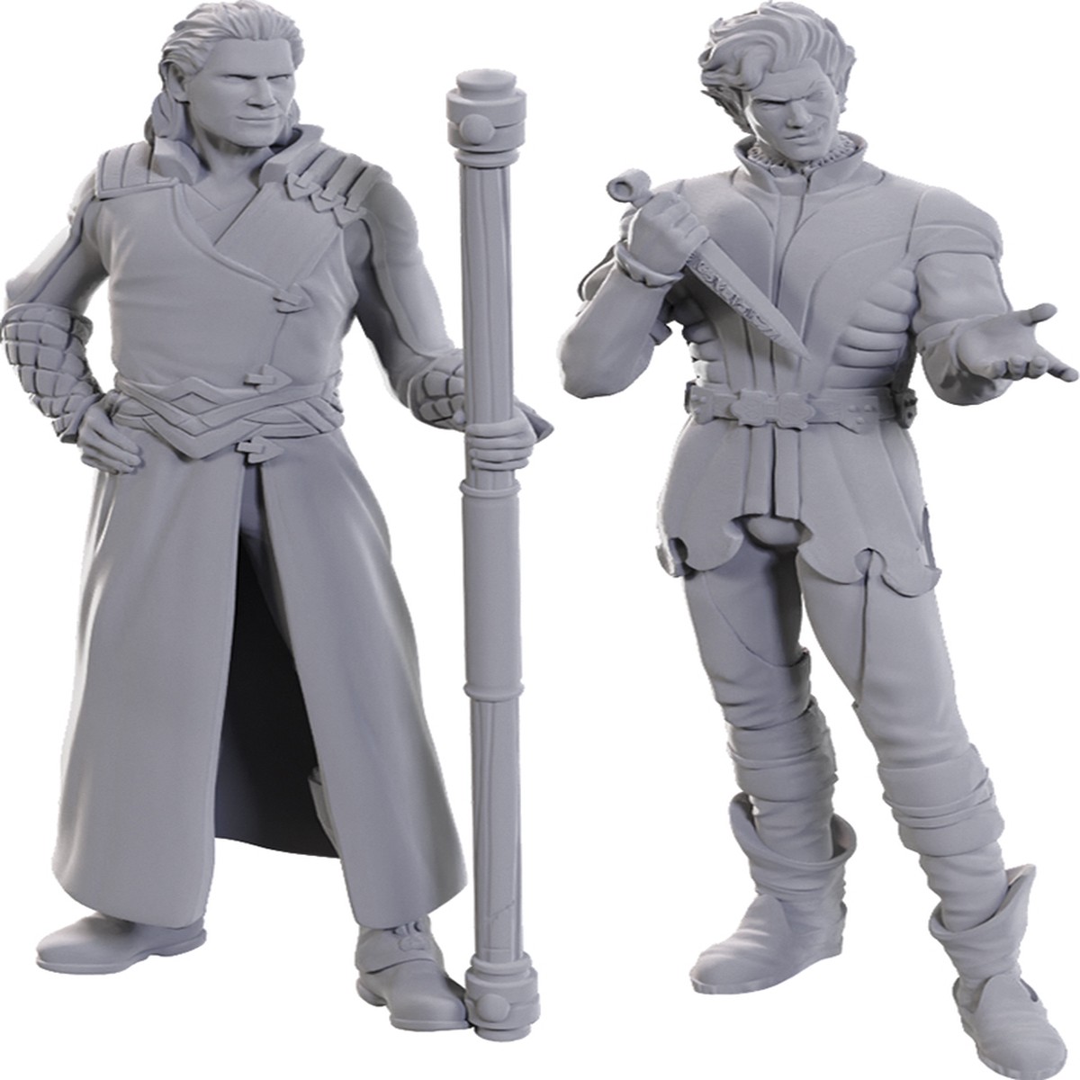 D&D Nolzur's Marvelous Unpainted Miniatures: Special Edition Baldur's Gate 3 - Gale & Astarion