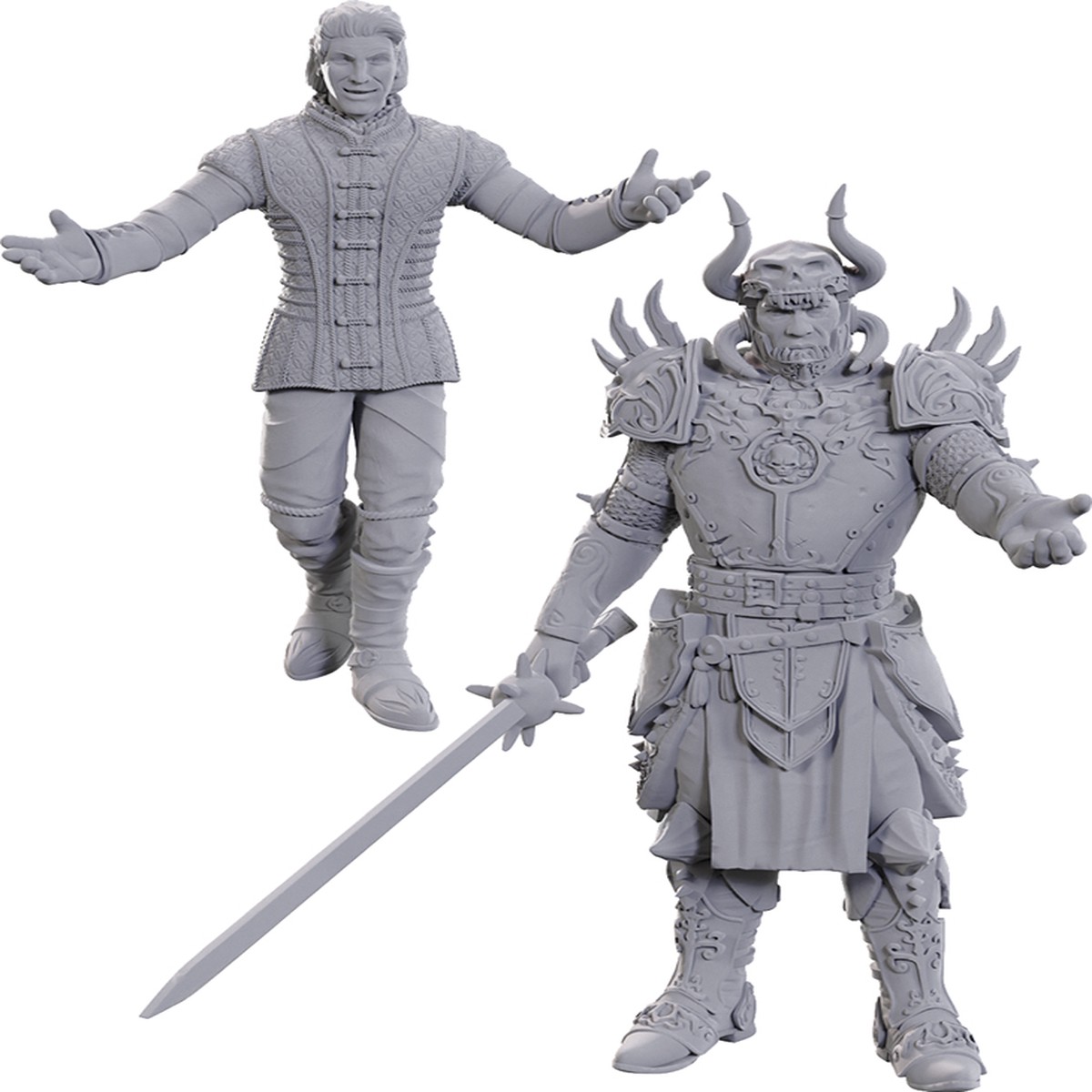 D&D Nolzur's Marvelous Unpainted Miniatures: Special Edition Baldur's Gate 3 - Sarevok Anchev & Raphael