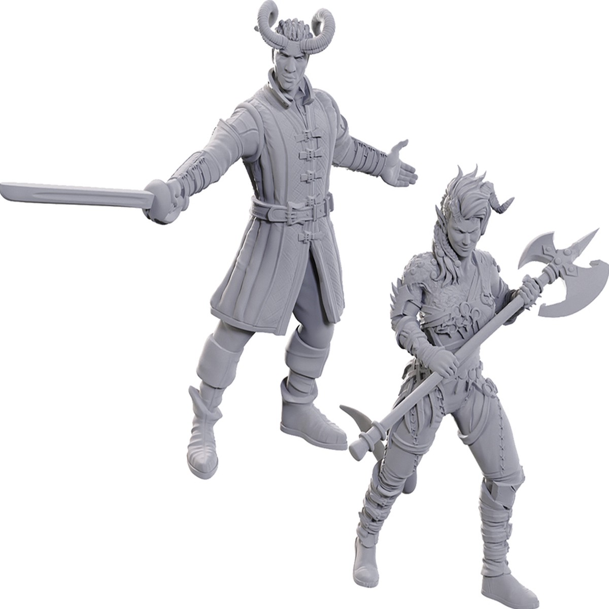 D&D Nolzur's Marvelous Unpainted Miniatures: Special Edition Baldur's Gate 3 - Wyll & Karlach