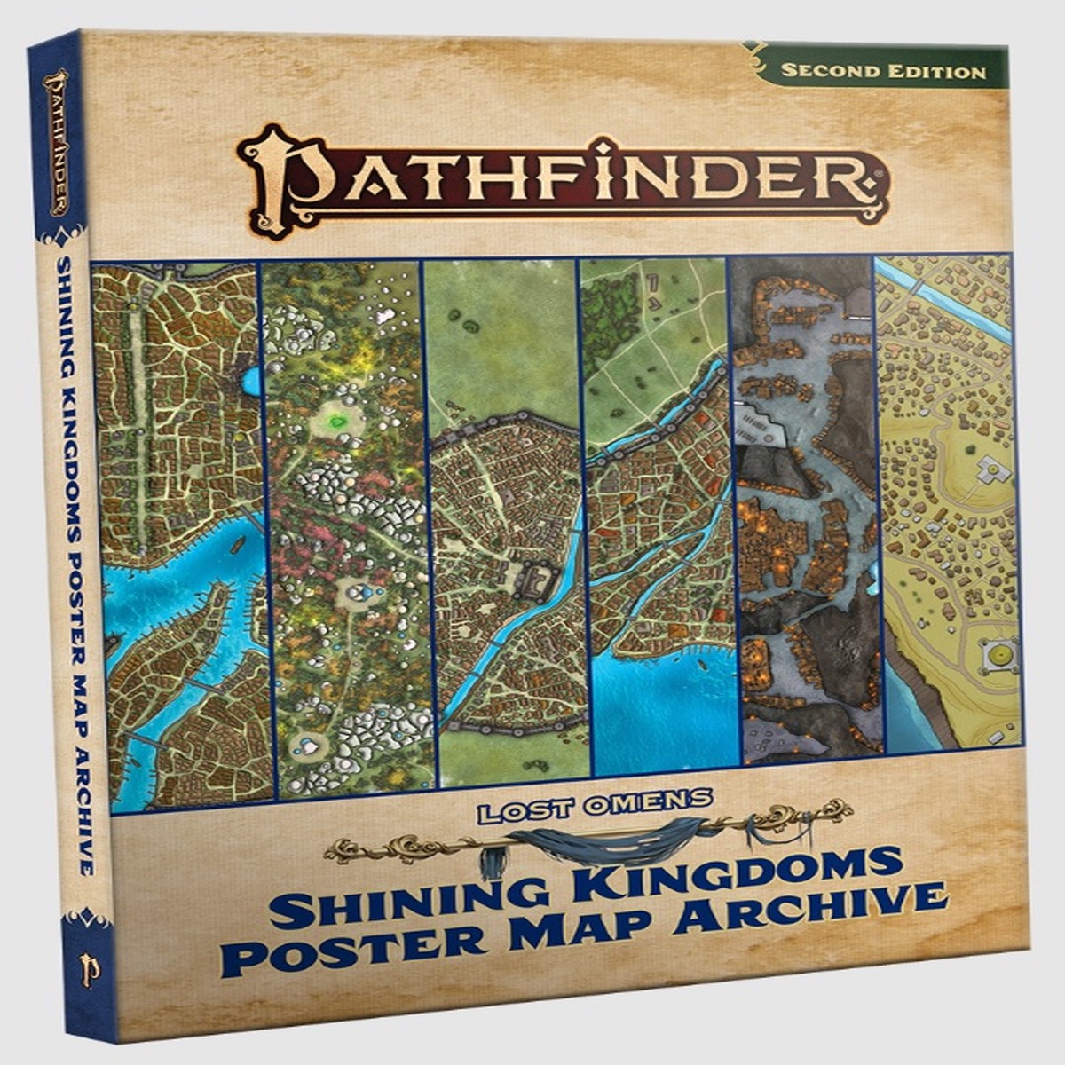 Pathfinder 2E Lost Omens - Shining Kingdoms Poster Map Archive