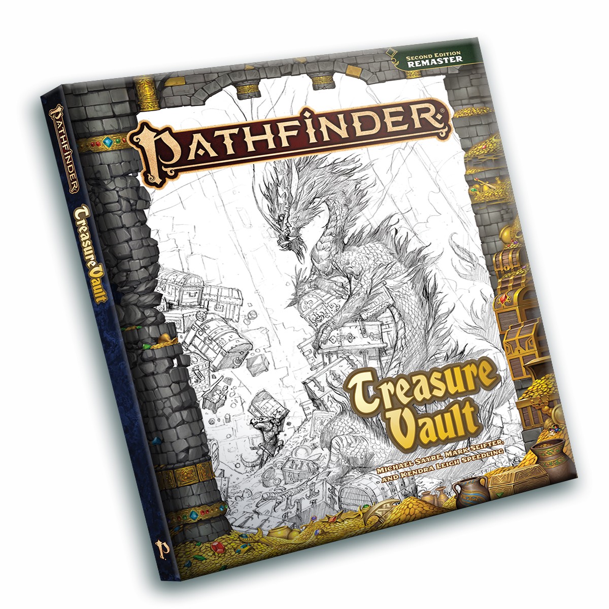 Pathfinder 2E Remastered Treasure Vault - Sketch Cover