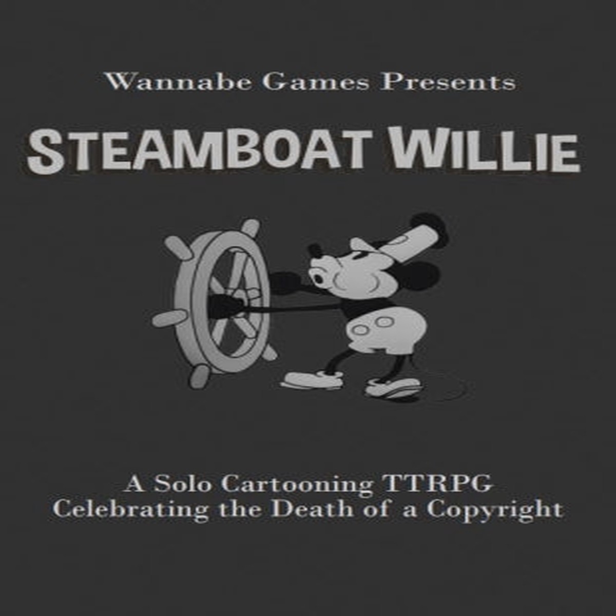 Steamboat Willie: A Solo Cartooning TTRPG Celebrating the Death of a Copyright