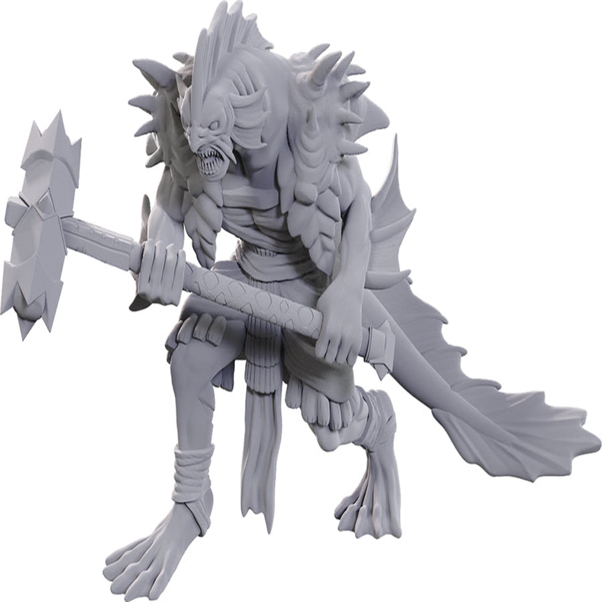 D&D Nolzur's Marvelous Miniatures: Sahuagin Coral Smasher