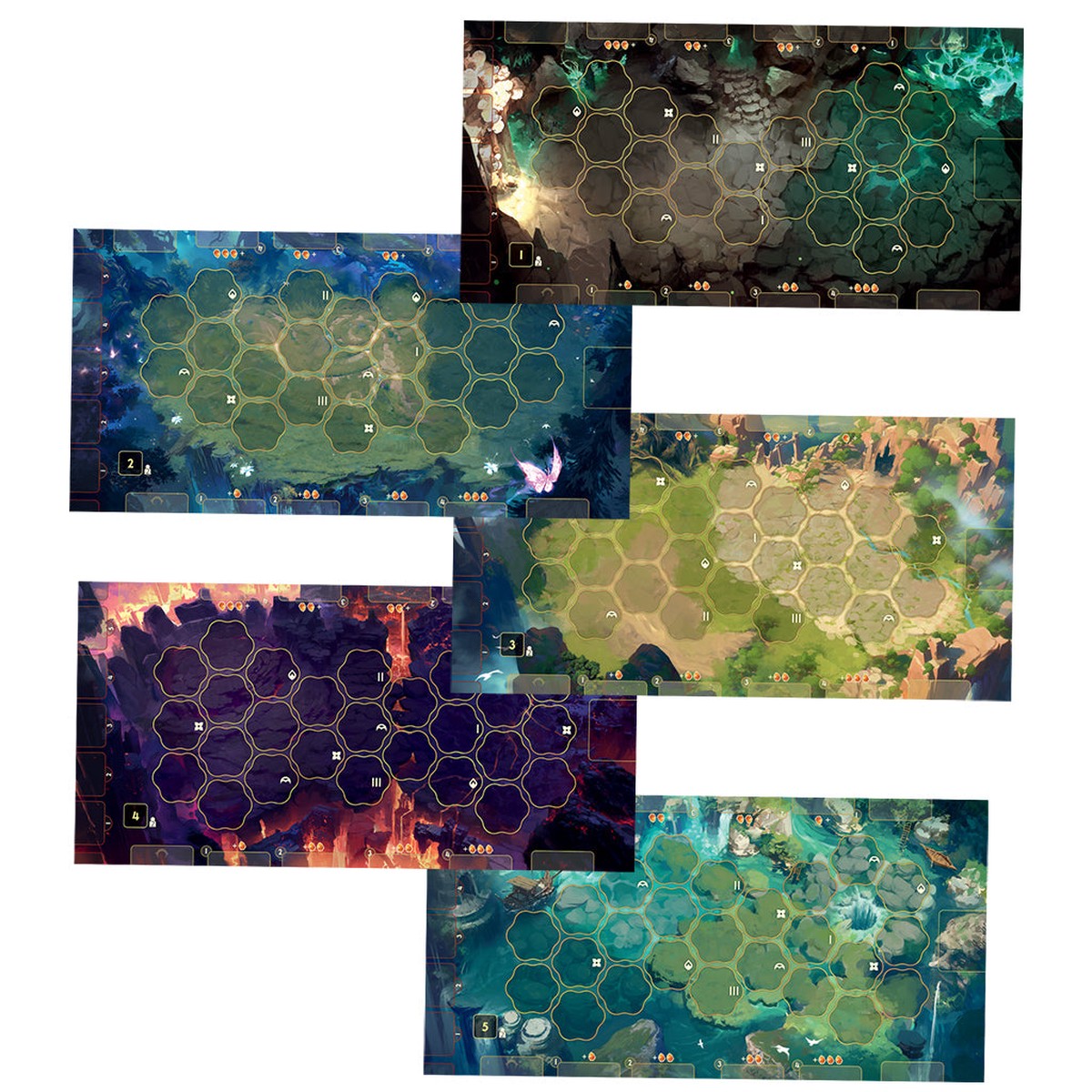 Dragon Eclipse: Arena Playmats Set of 5