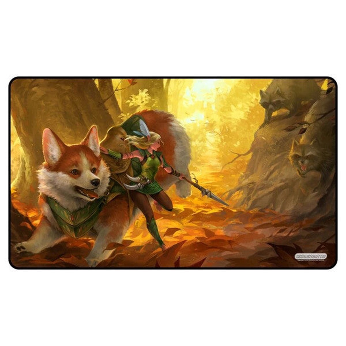 GameHead Playmat: Corgi and Elf