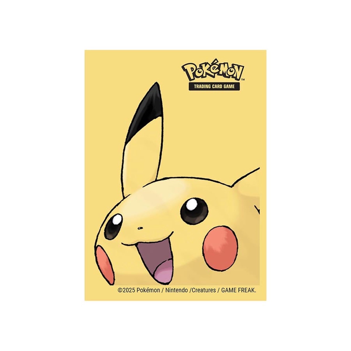Pokemon Standard 65ct Deck Protector Sleeves: Pikachu Yellow