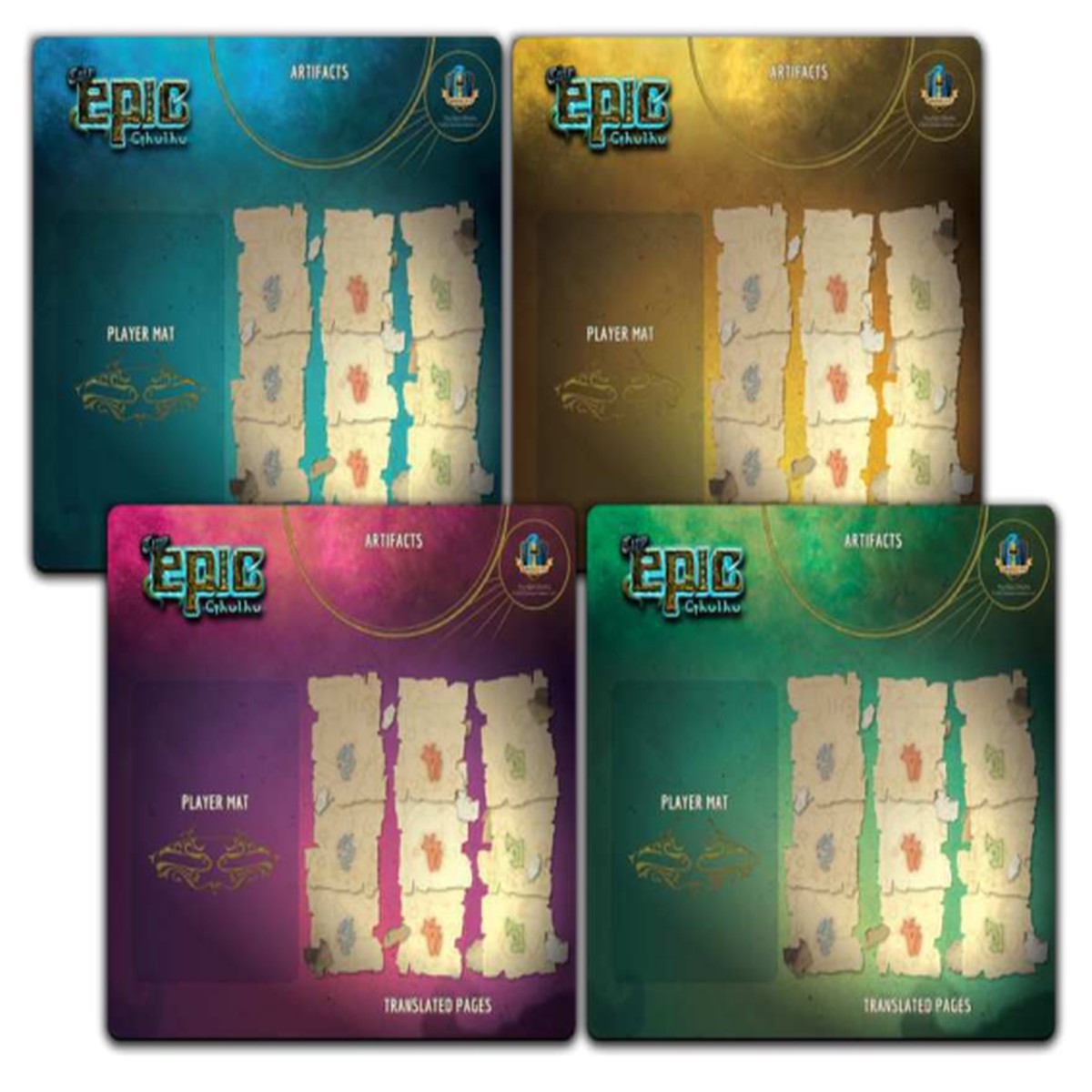 Tiny Epic Cthulhu: Player Mats 4pk