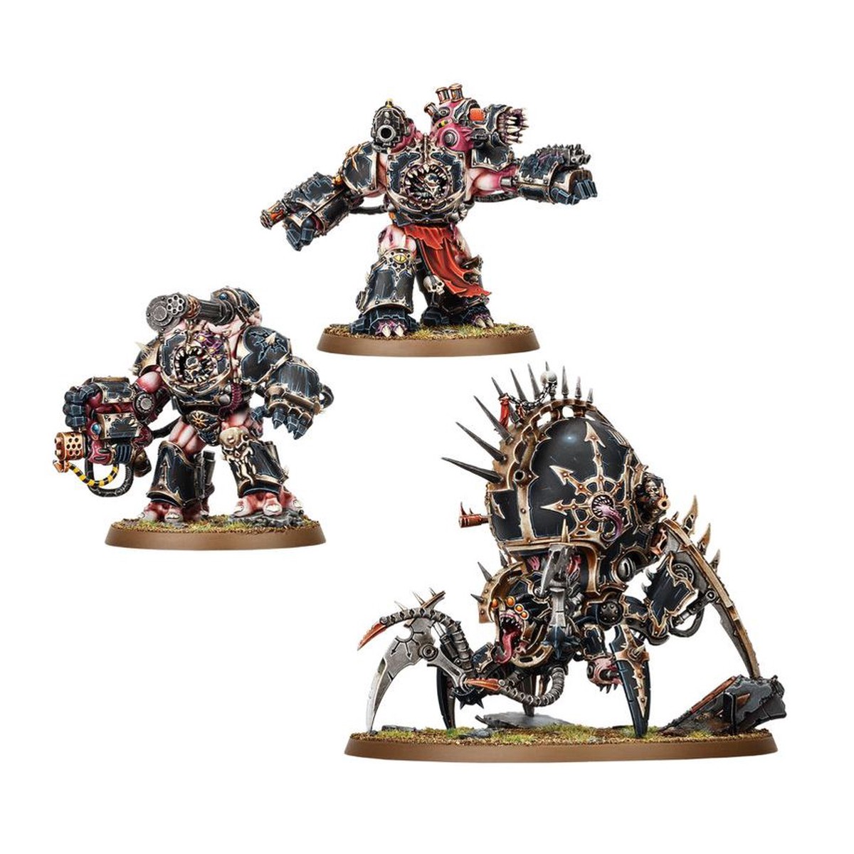 Warhammer 40K Chaos Space Marines: Warpforged (Venomcrawler and Obliterators)