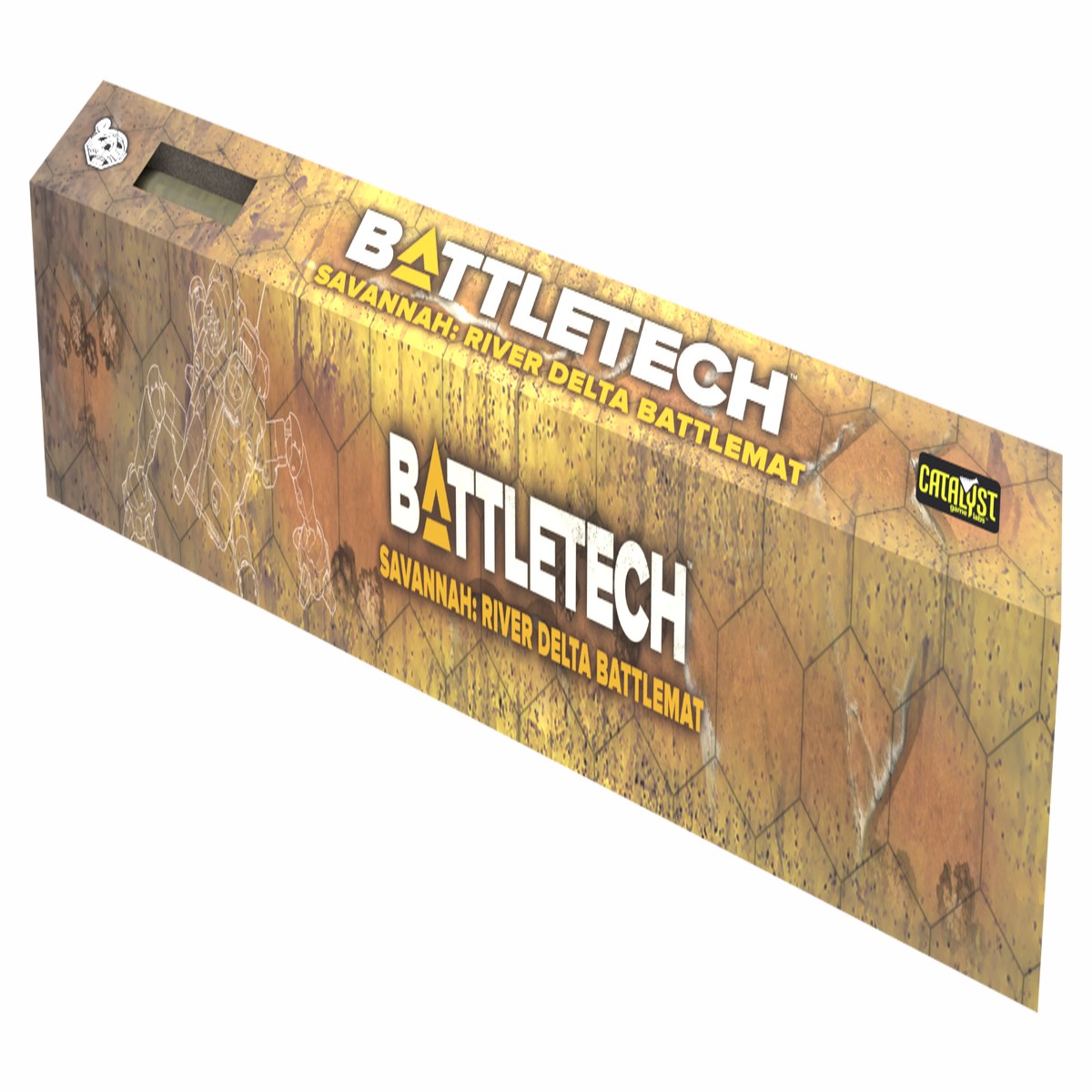 BattleTech BattleMat: Savannah River Delta/City Ruins