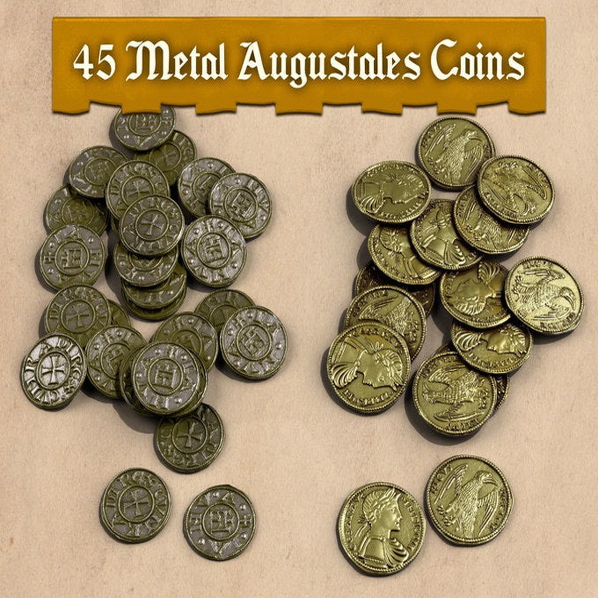 Stupor Mundi - Metal Augustales Coins