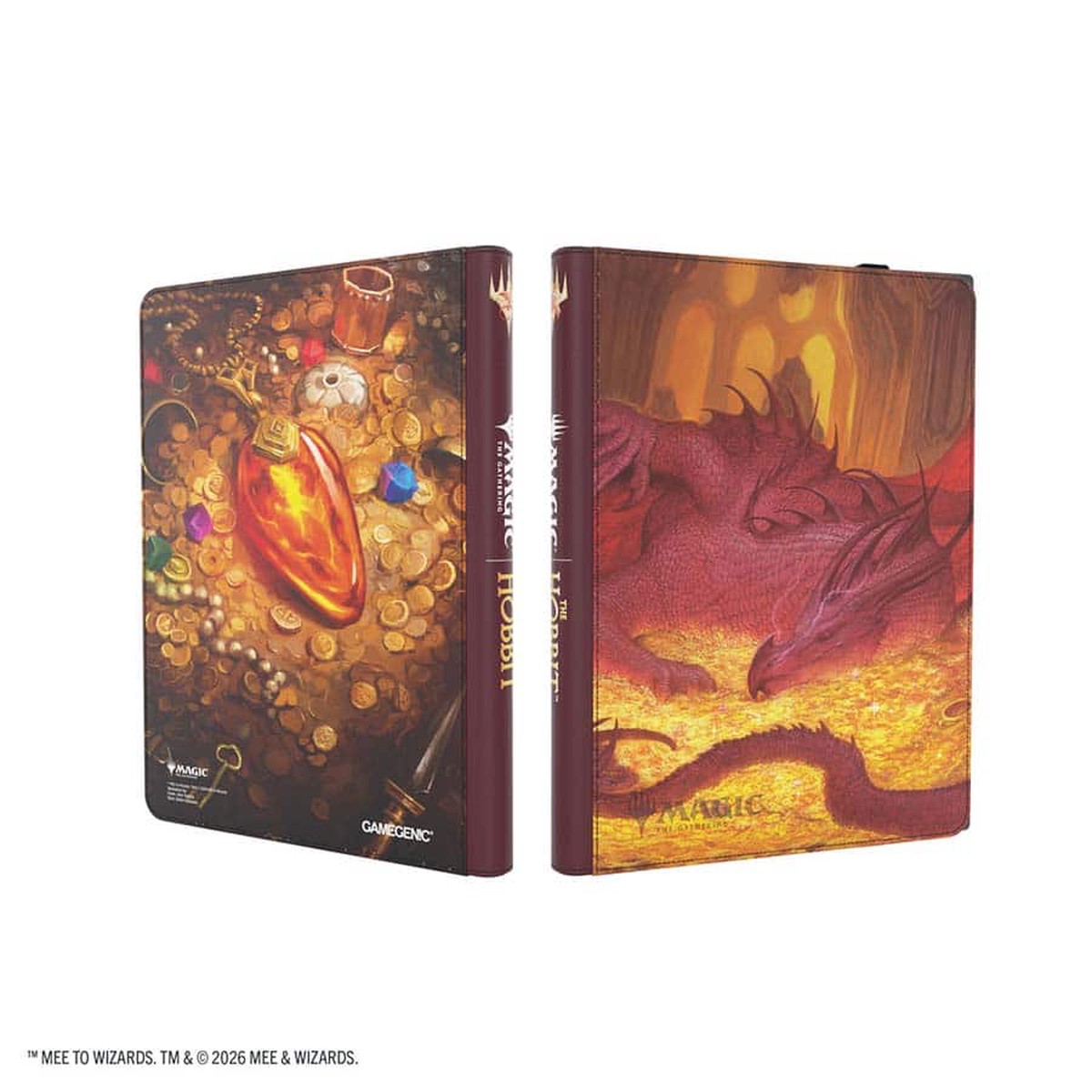 Magic the Gathering The Hobbit: Zip-Up Album 18-pocket Smaug's Mox Amber