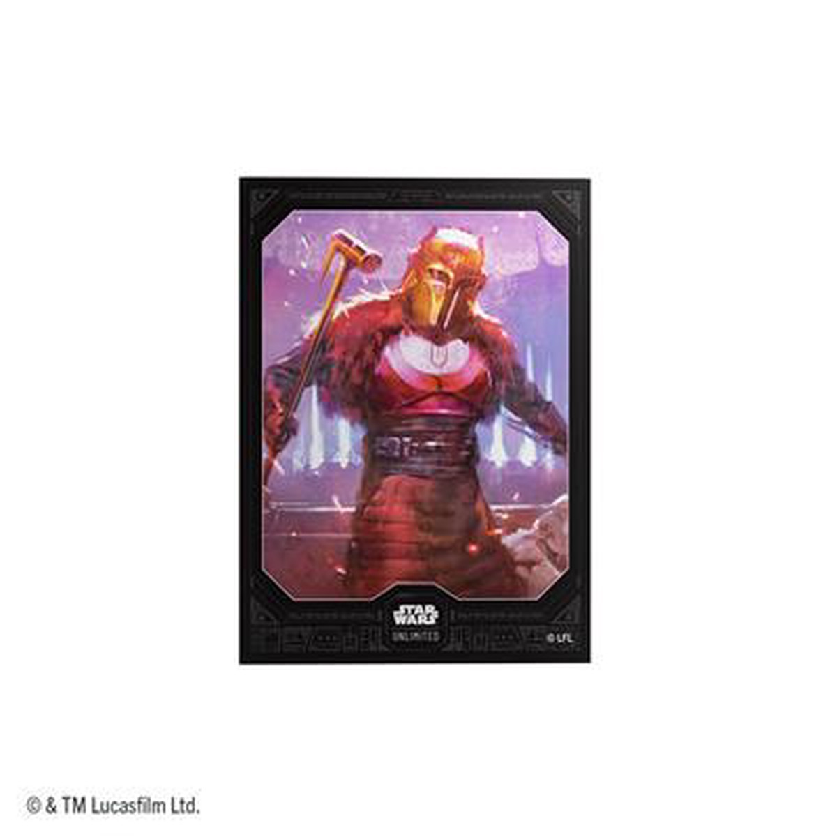 New Arrival Star Wars: Unlimited Premium Art Sleeves - The Armorer