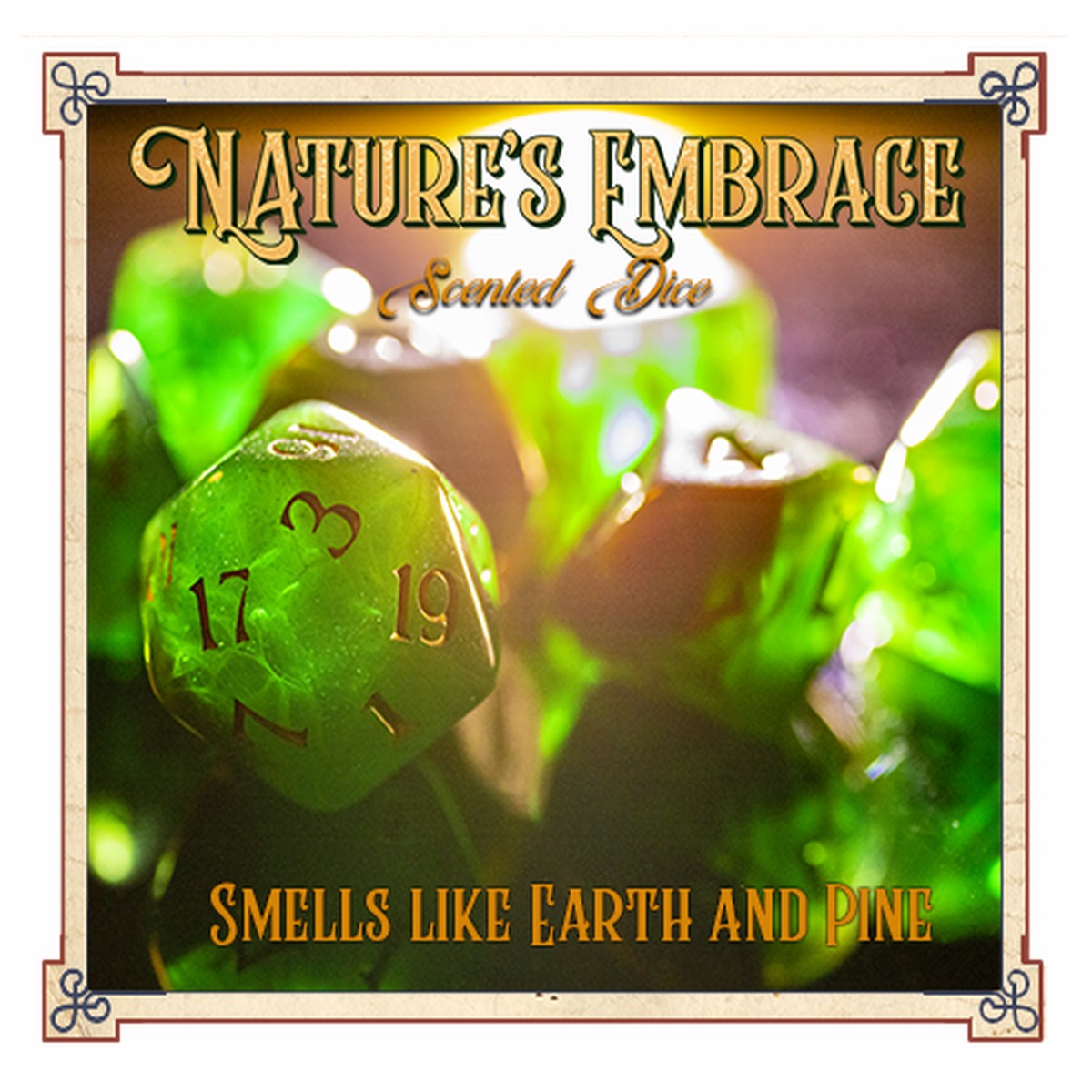 Scented Dice by Baron Smellybones - Nature's Embrace