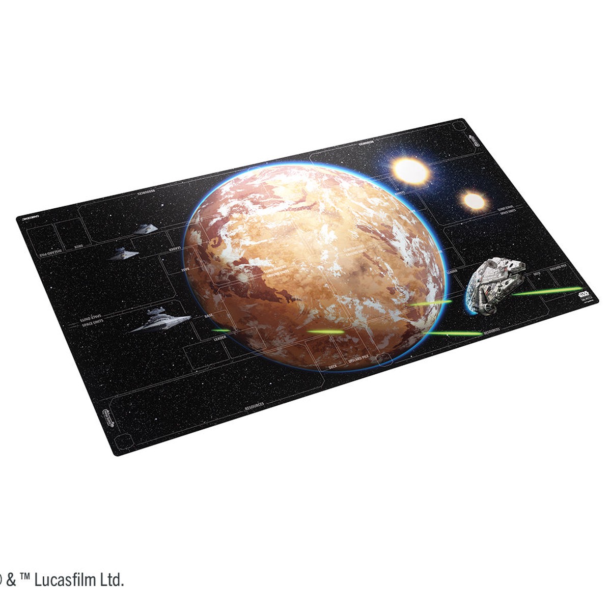 Star Wars Unlimited: Battle Zone 4 Player Game Mat