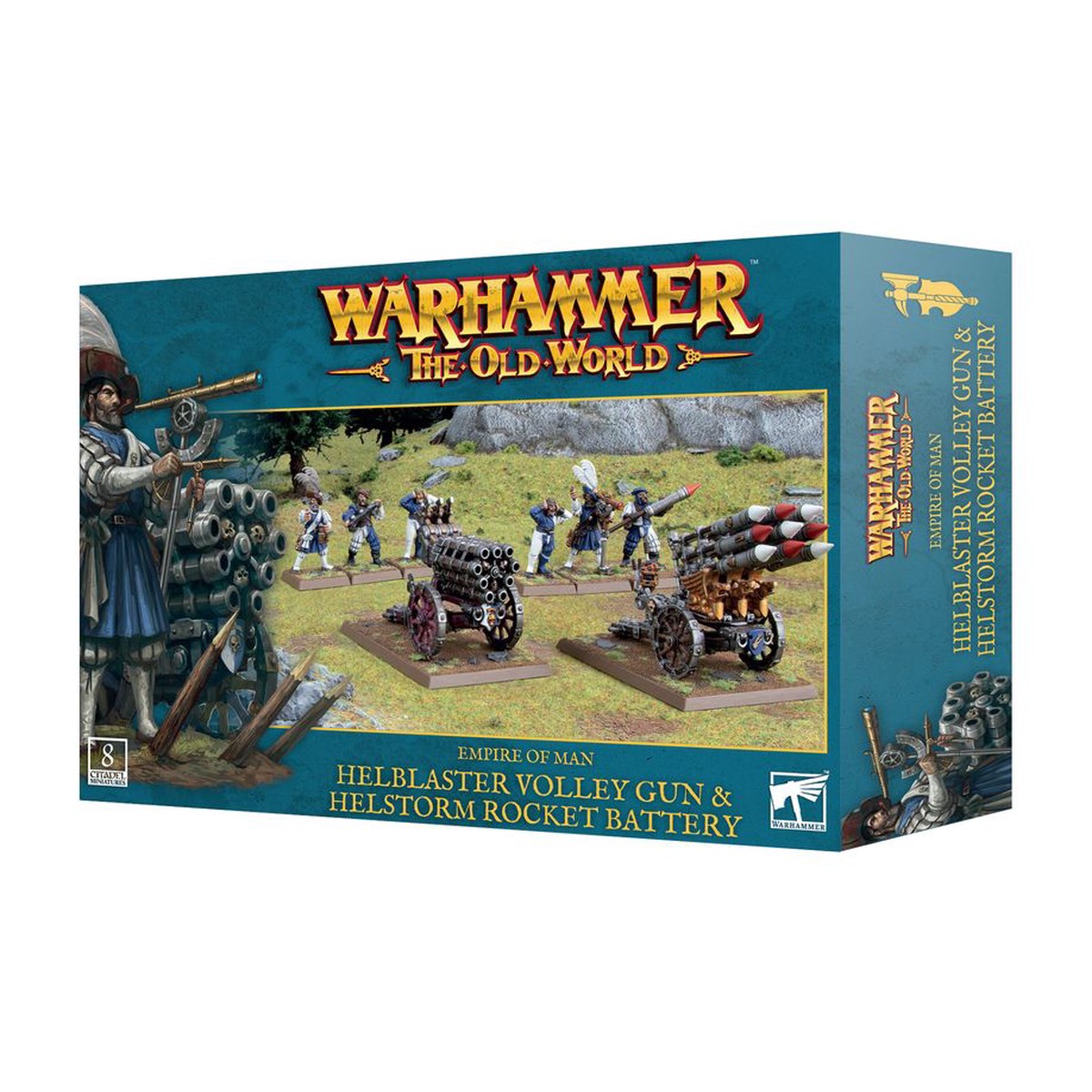 Warhammer The Old World - Empire of Man: Helblaster Volley Gun & Helstorm Rocket Battery
