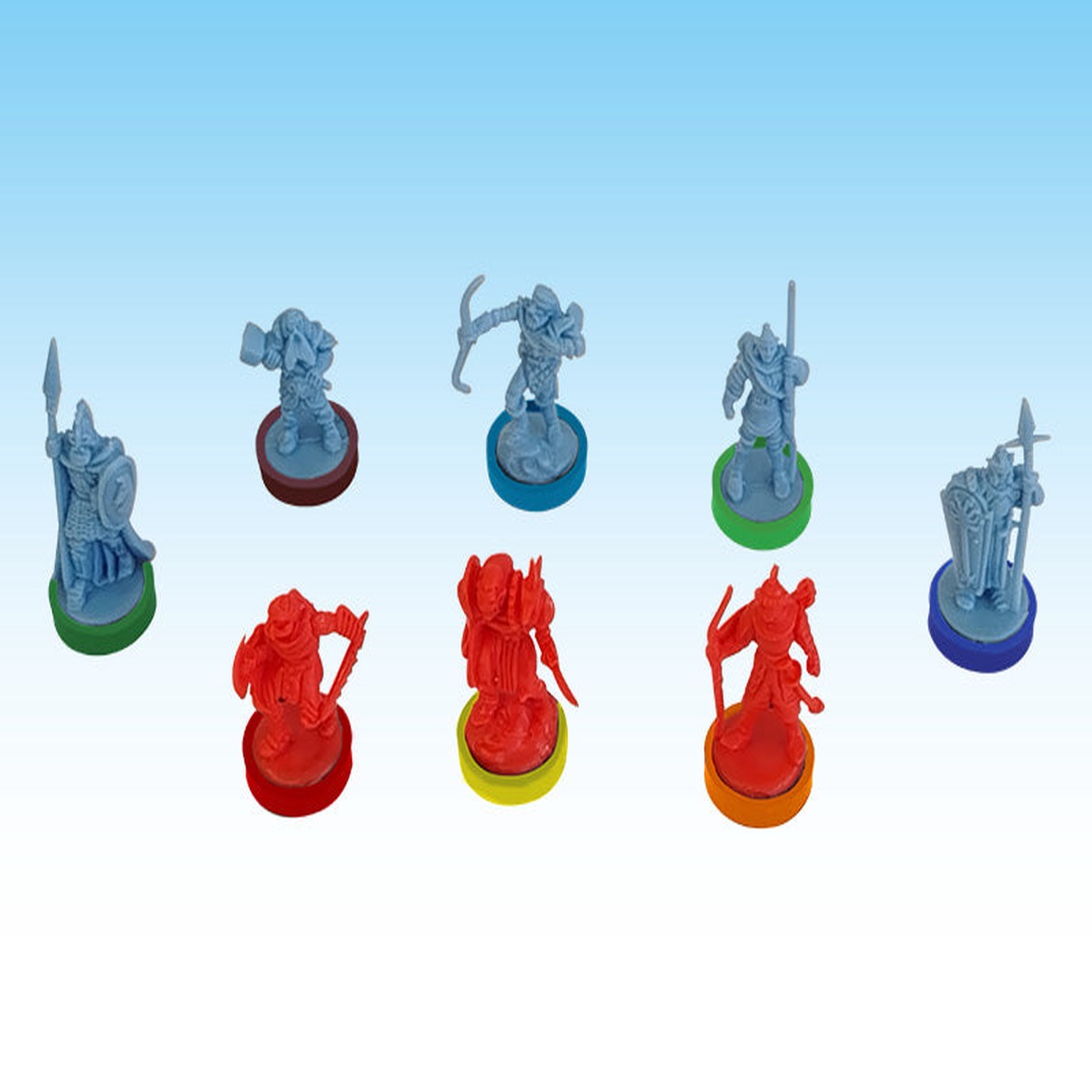 New Arrival War of the Ring: Colored Plastic Rings - Core Set