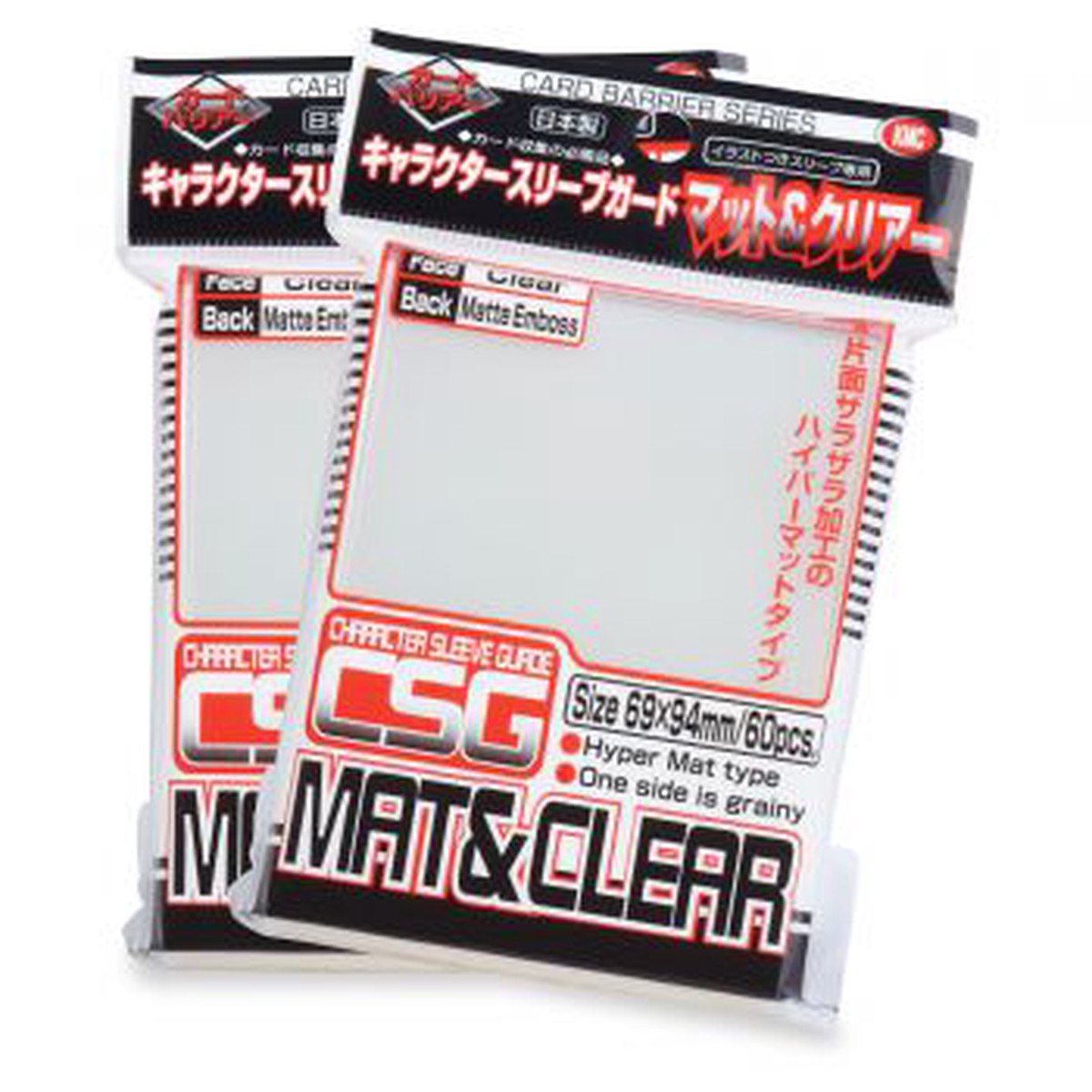 KMC Card Sleeves 60ct Character Guard Matte Clear